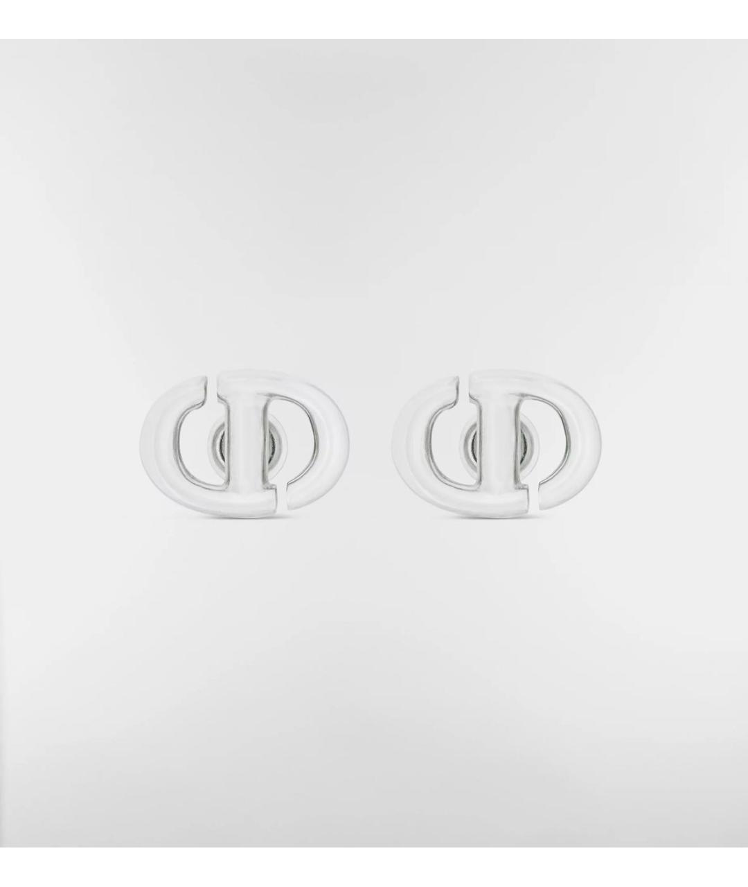 CHRISTIAN DIOR Серебряные металлические серьги, фото 7