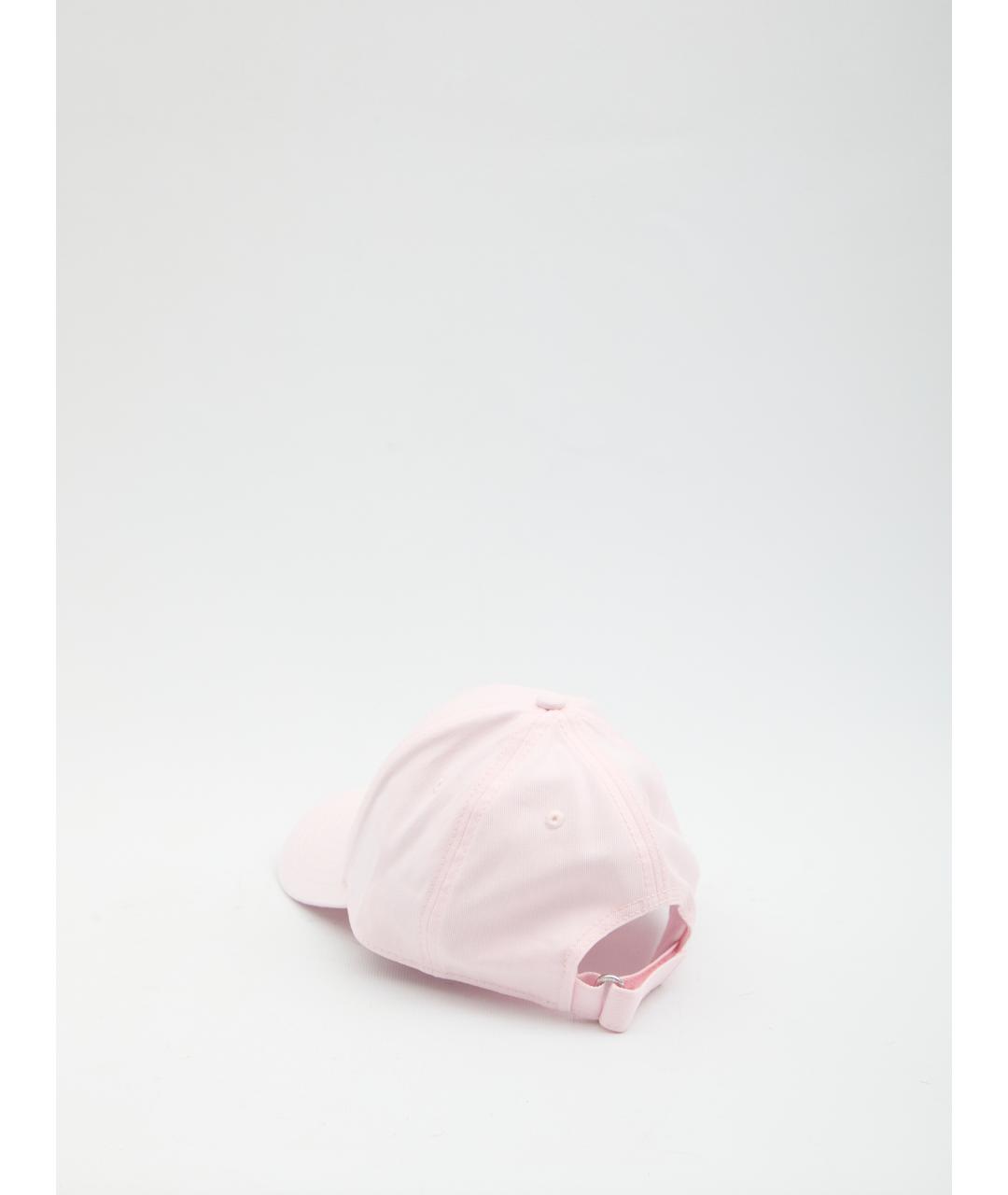 MONCLER Розовая хлопковая кепка, фото 2