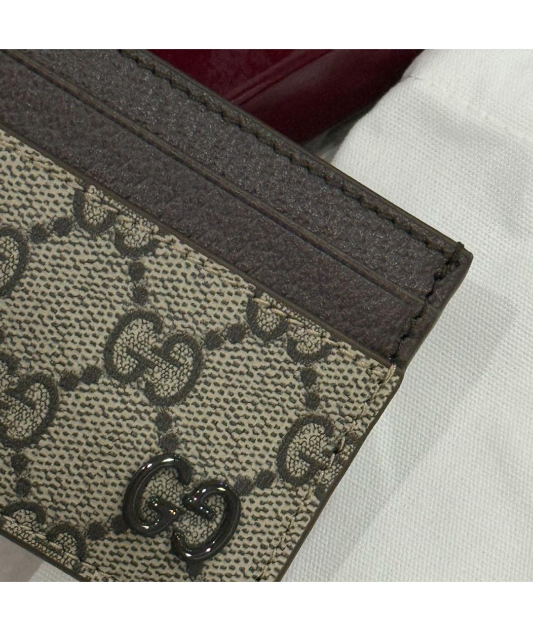 GUCCI Коричневый кардхолдер, фото 4