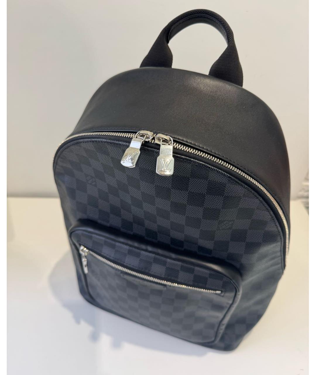 LOUIS VUITTON Черный рюкзак, фото 4