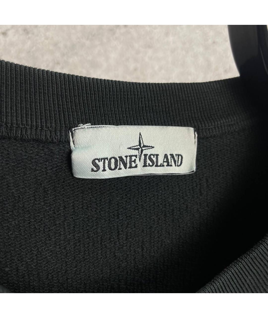 STONE ISLAND Черный джемпер / свитер, фото 3