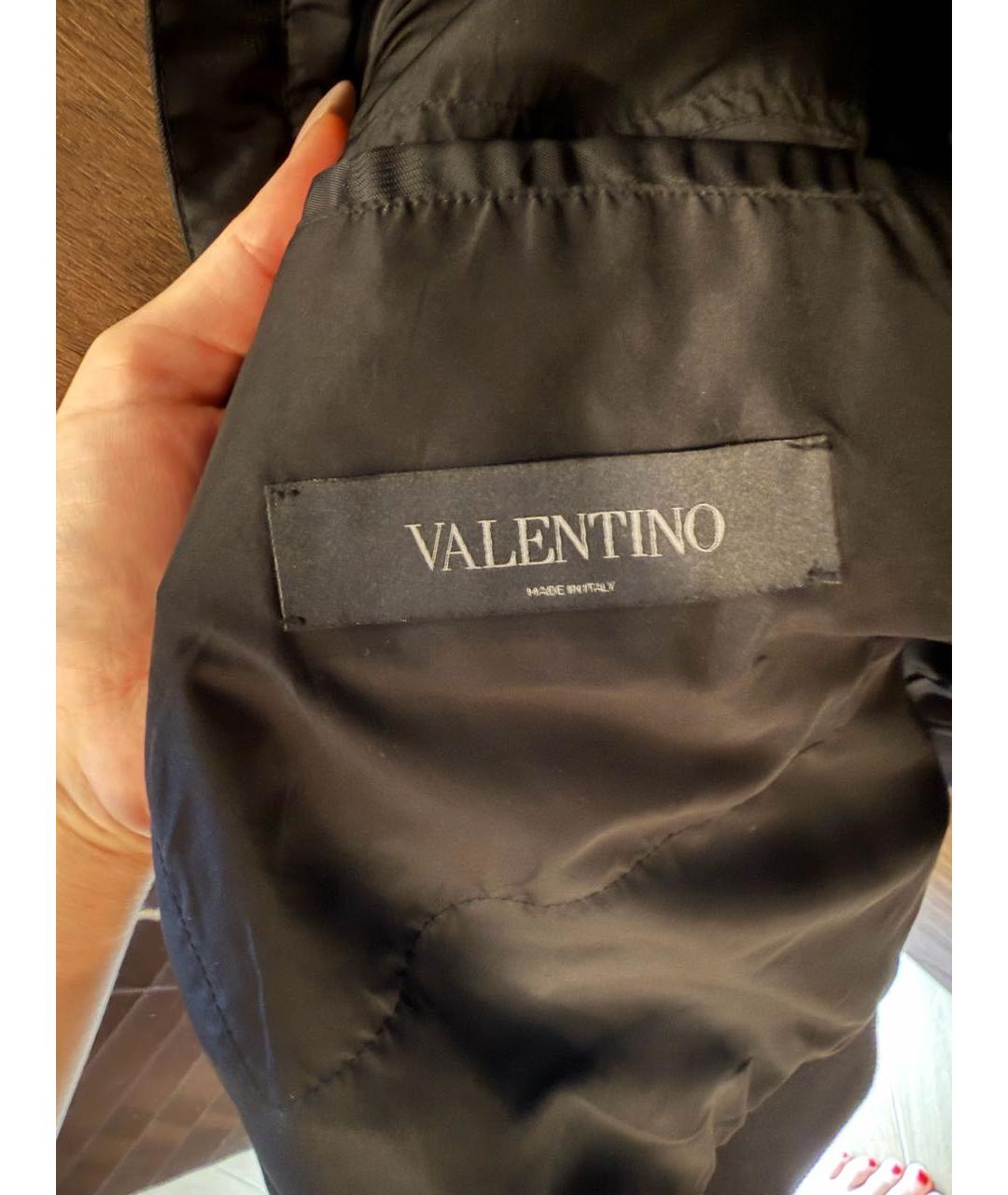 VALENTINO Черная вискозная куртка, фото 3