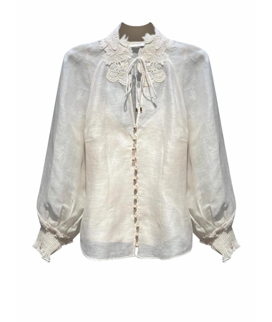 ZIMMERMANN Белая блузы, фото 1
