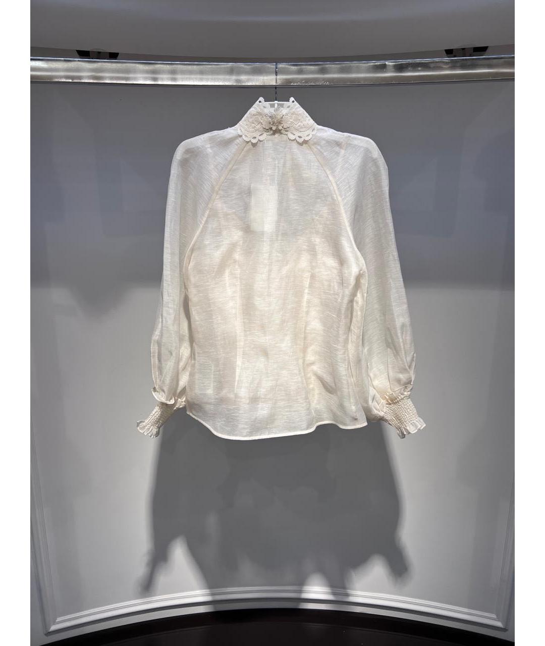 ZIMMERMANN Белая блузы, фото 2
