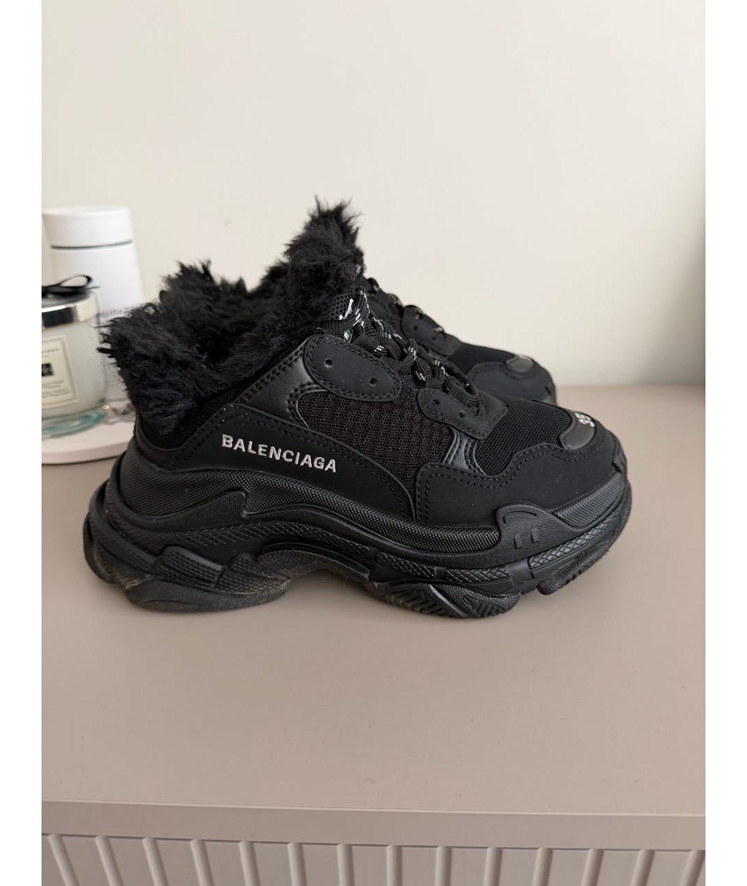 BALENCIAGA Черные кроссовки, фото 6