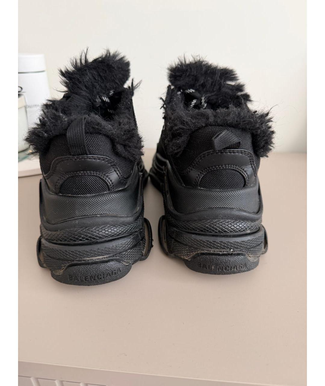 BALENCIAGA Черные кроссовки, фото 3