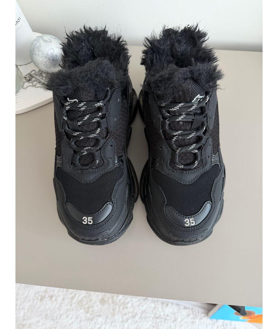 BALENCIAGA Черные кроссовки, фото 2