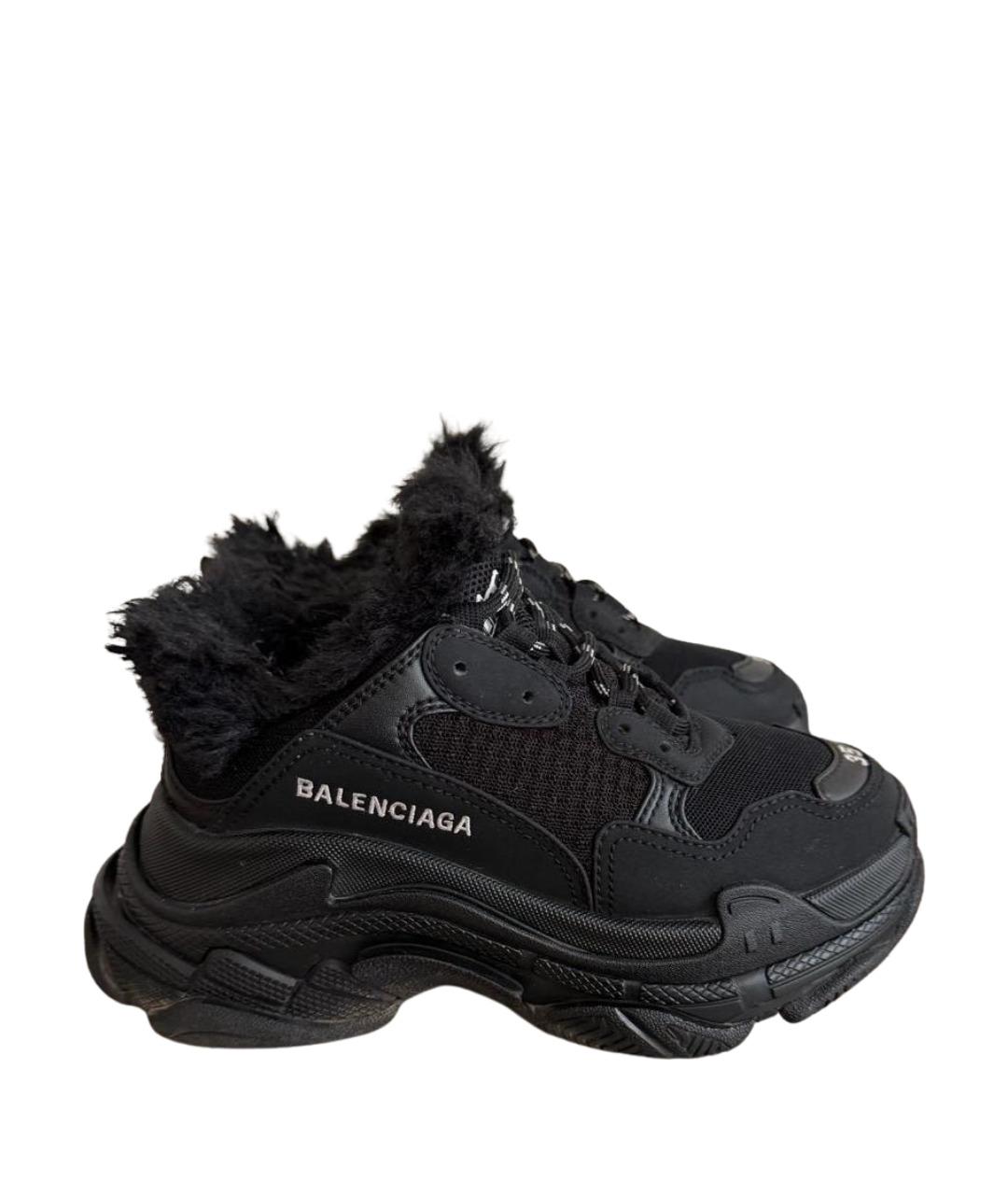 BALENCIAGA Черные кроссовки, фото 1