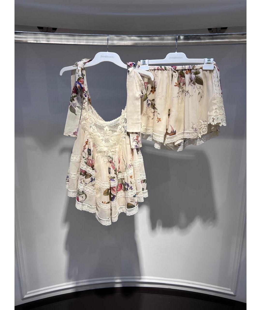 ZIMMERMANN Бежевый костюм с брюками, фото 4