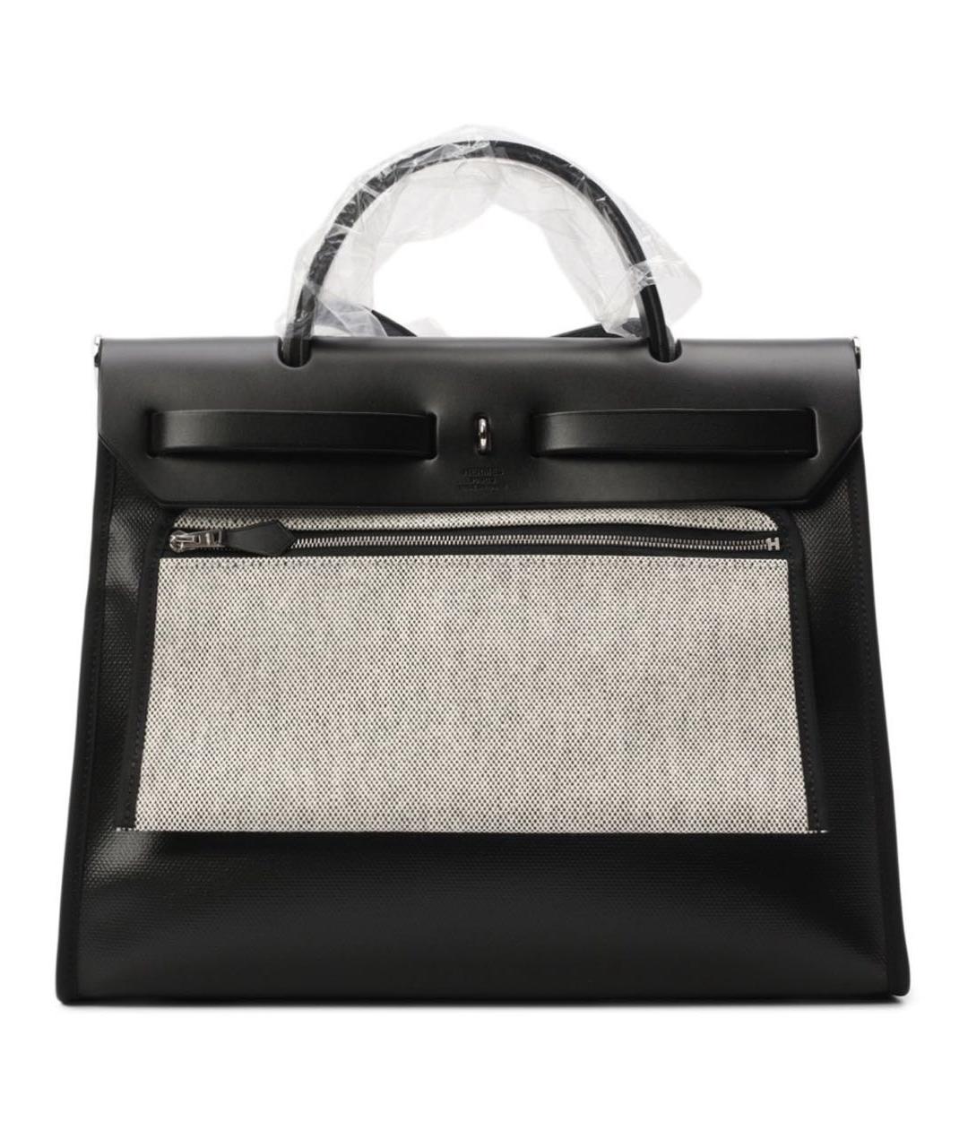 HERMES Черная тканевая сумка через плечо, фото 2