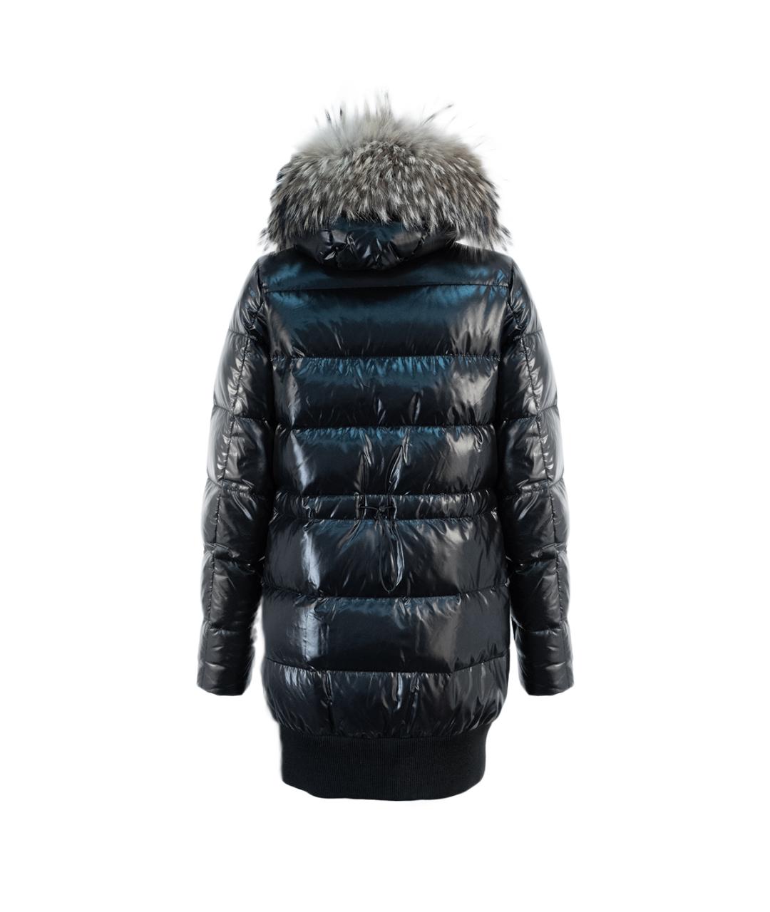 MAX MARA Черный полиамидовый пуховик, фото 2