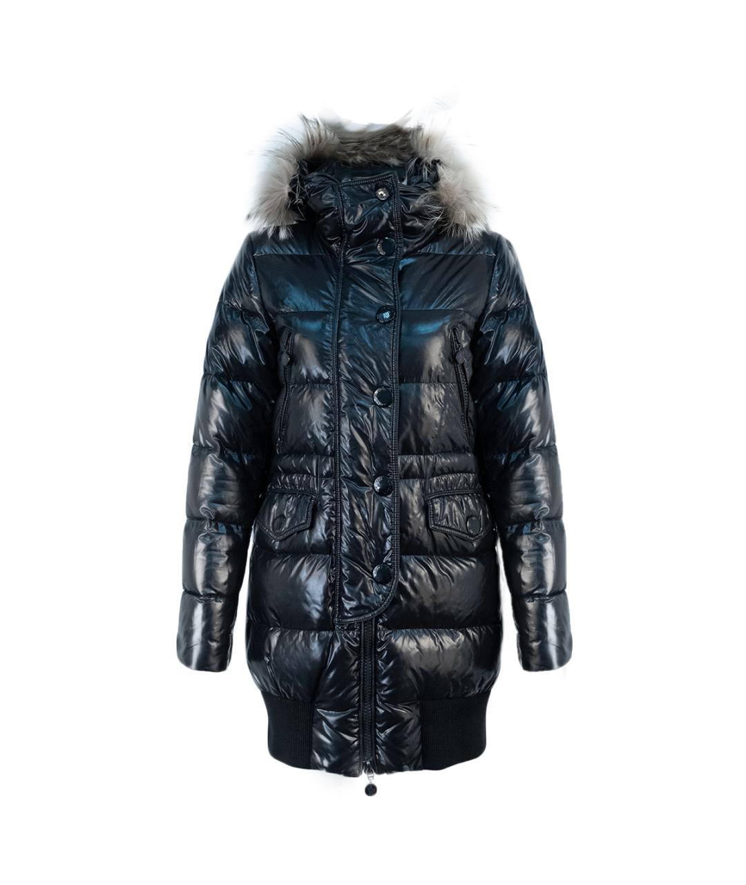 MAX MARA Черный полиамидовый пуховик, фото 6