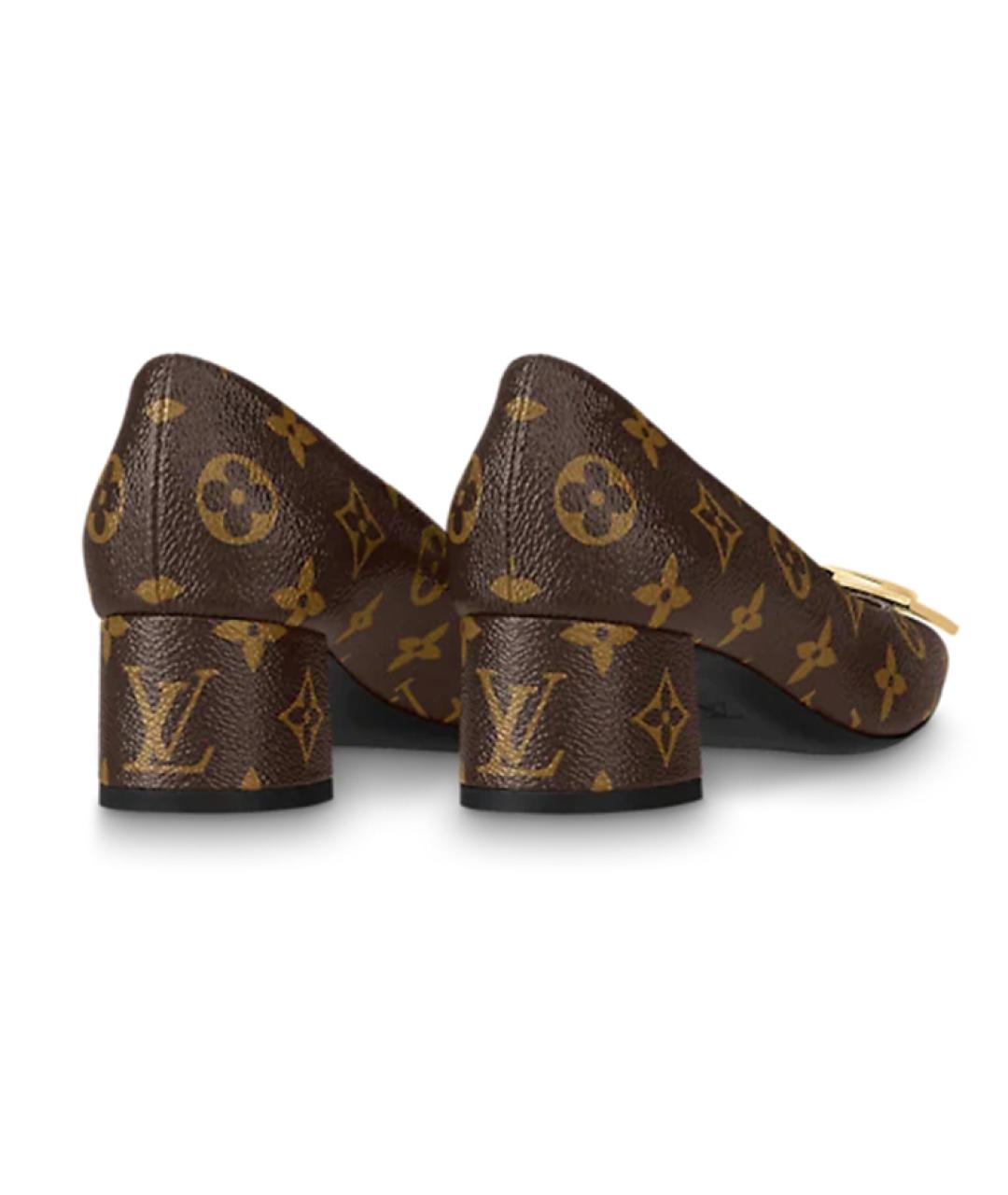 LOUIS VUITTON Коричневые туфли, фото 4