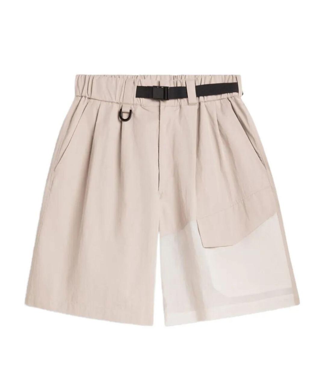 Y-3 Коричневые хлопковые шорты, фото 1