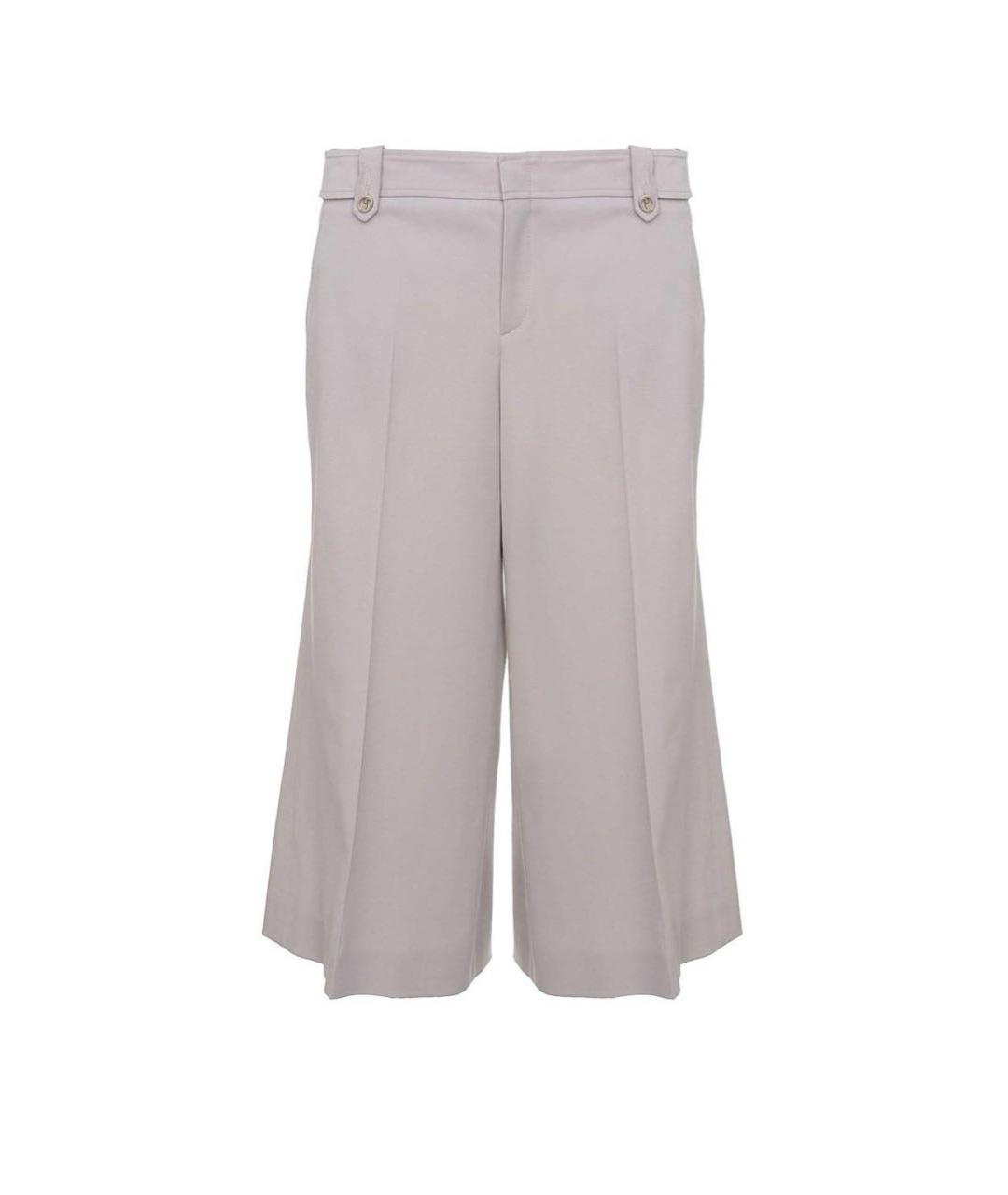 GUCCI Бежевые шерстяные кюлоты, фото 9