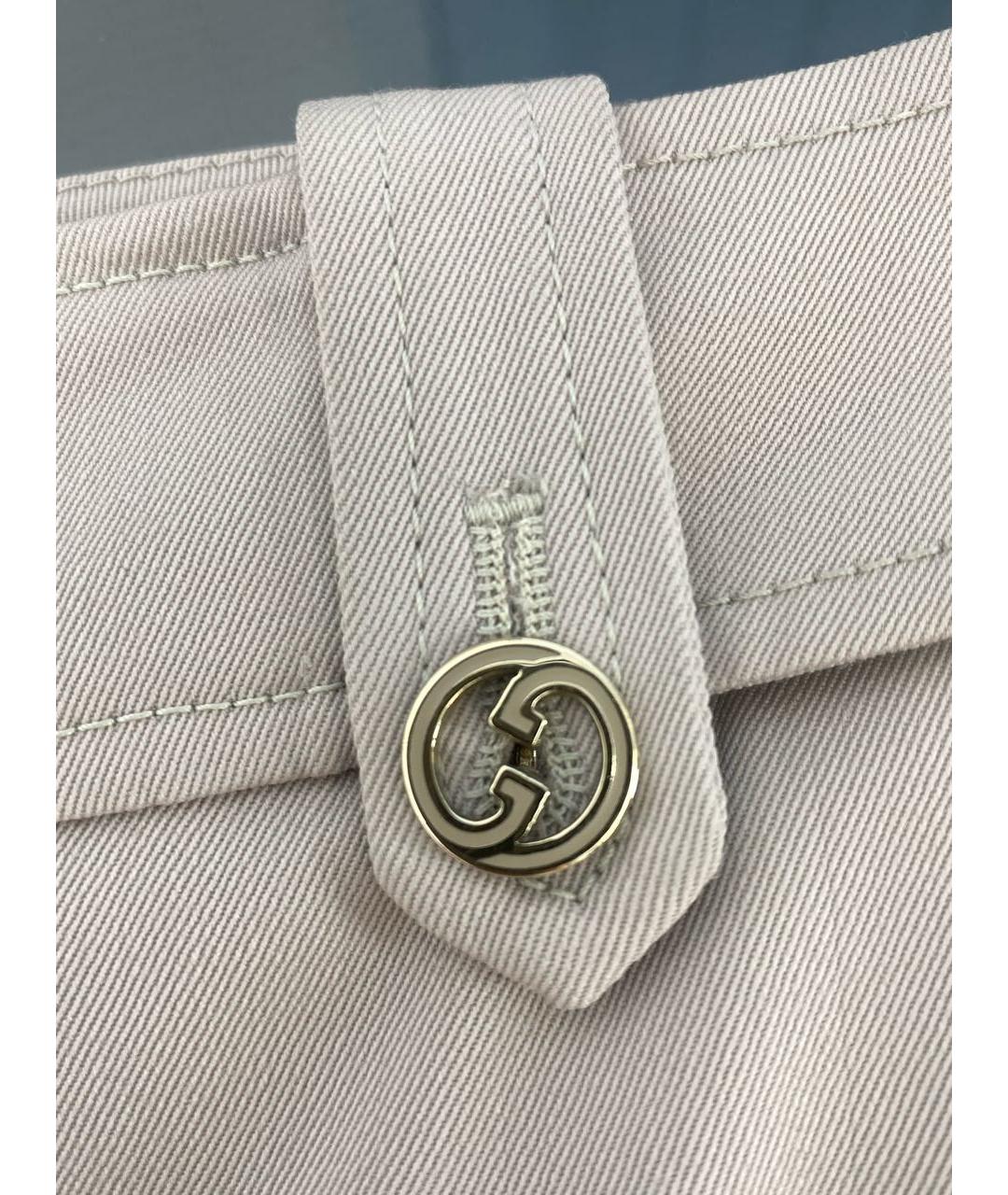 GUCCI Бежевые шерстяные кюлоты, фото 4