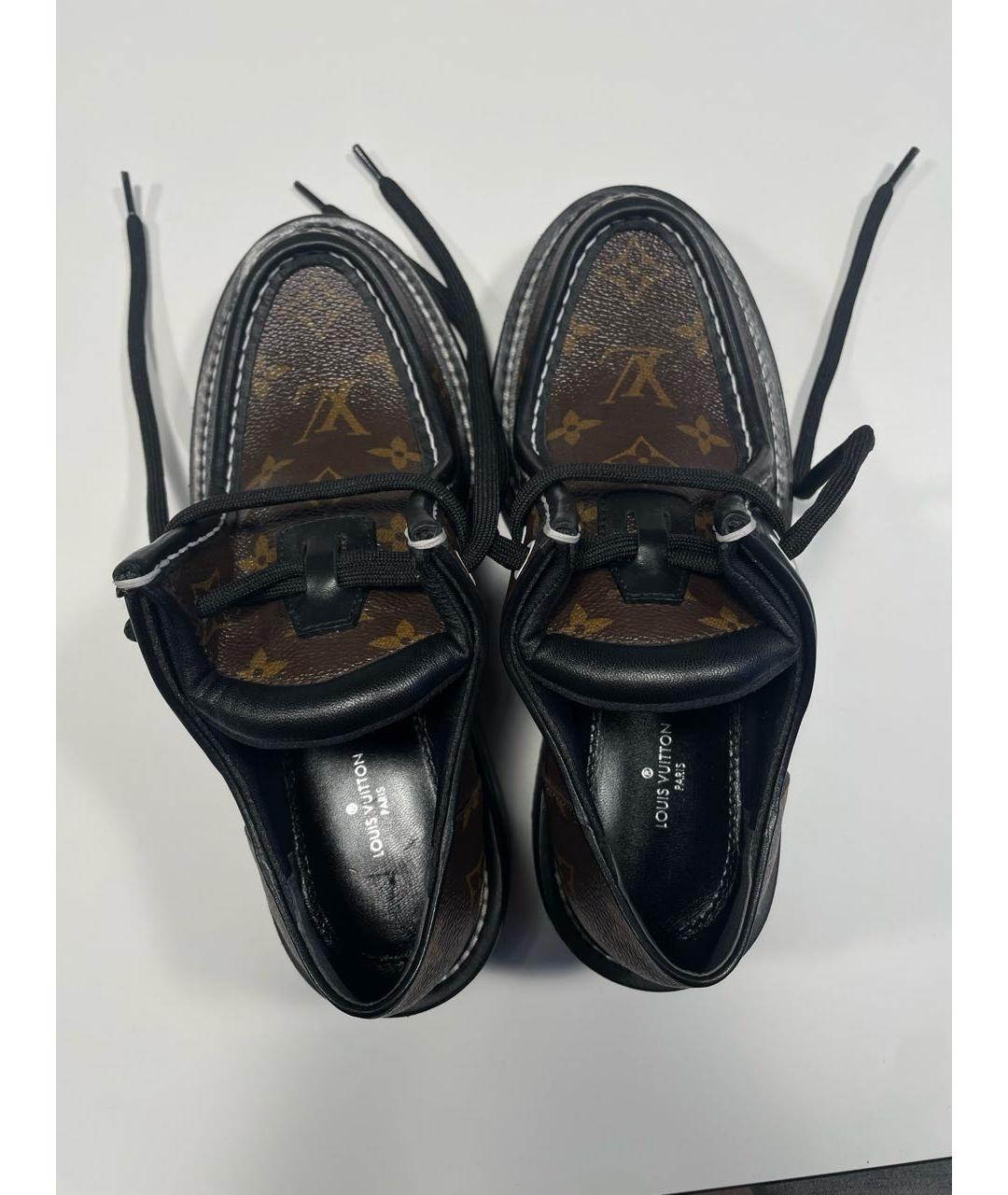 LOUIS VUITTON Коричневые брогги и оксфорды, фото 4