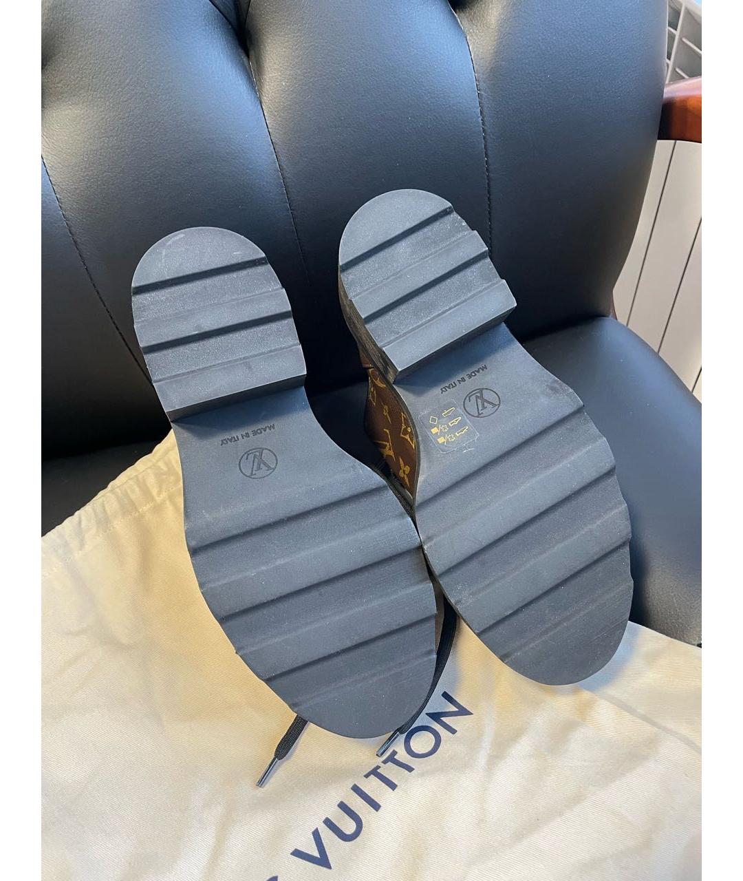 LOUIS VUITTON Коричневые брогги и оксфорды, фото 6