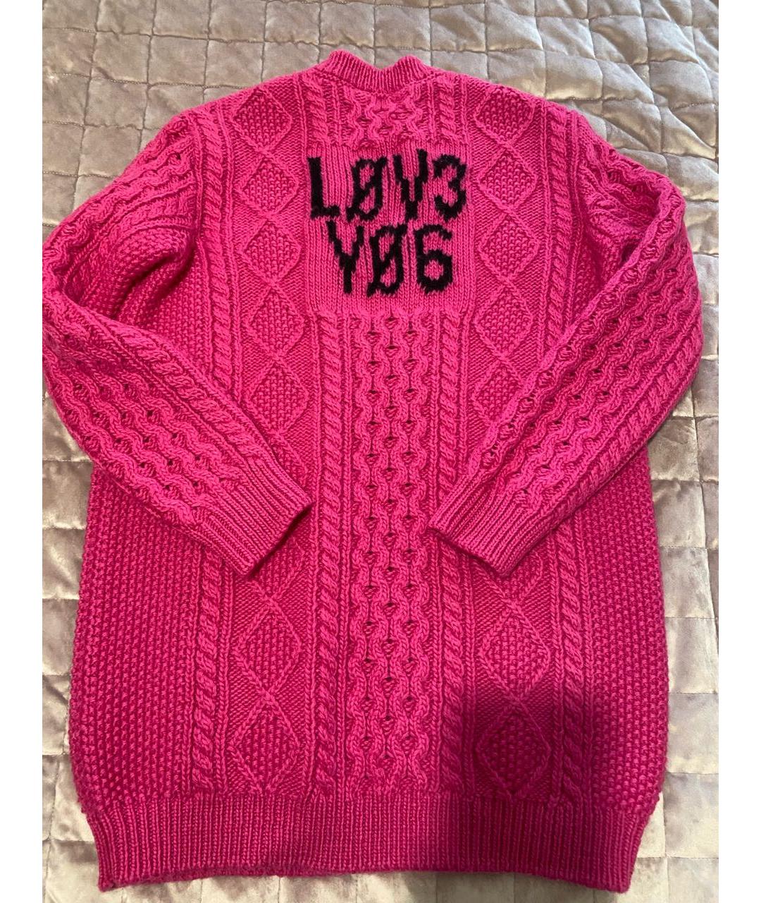 RED VALENTINO Фуксия шерстяной джемпер / свитер, фото 9