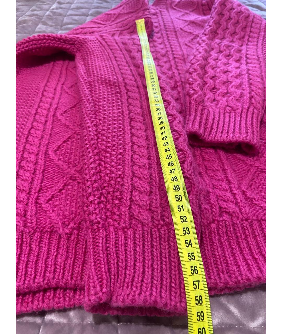 RED VALENTINO Фуксия шерстяной джемпер / свитер, фото 8