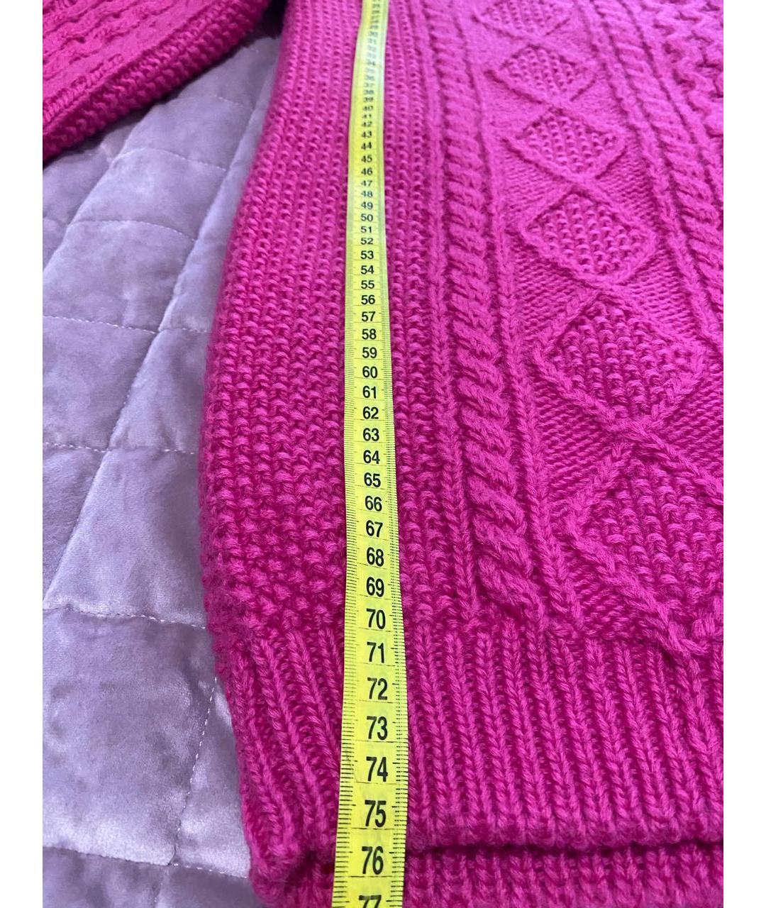 RED VALENTINO Фуксия шерстяной джемпер / свитер, фото 7
