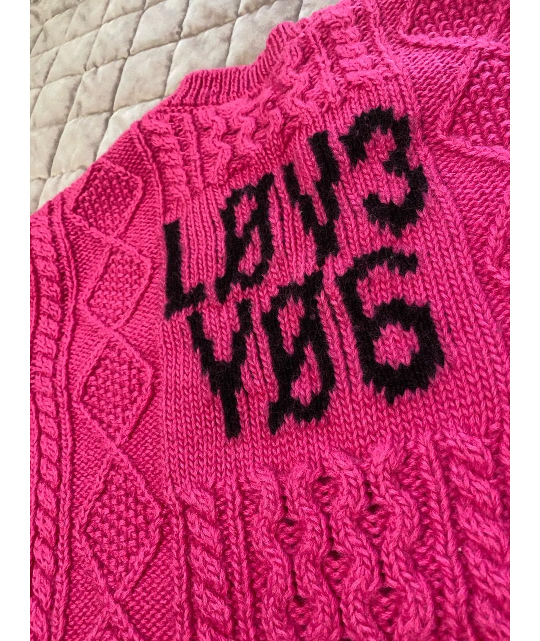 RED VALENTINO Фуксия шерстяной джемпер / свитер, фото 4