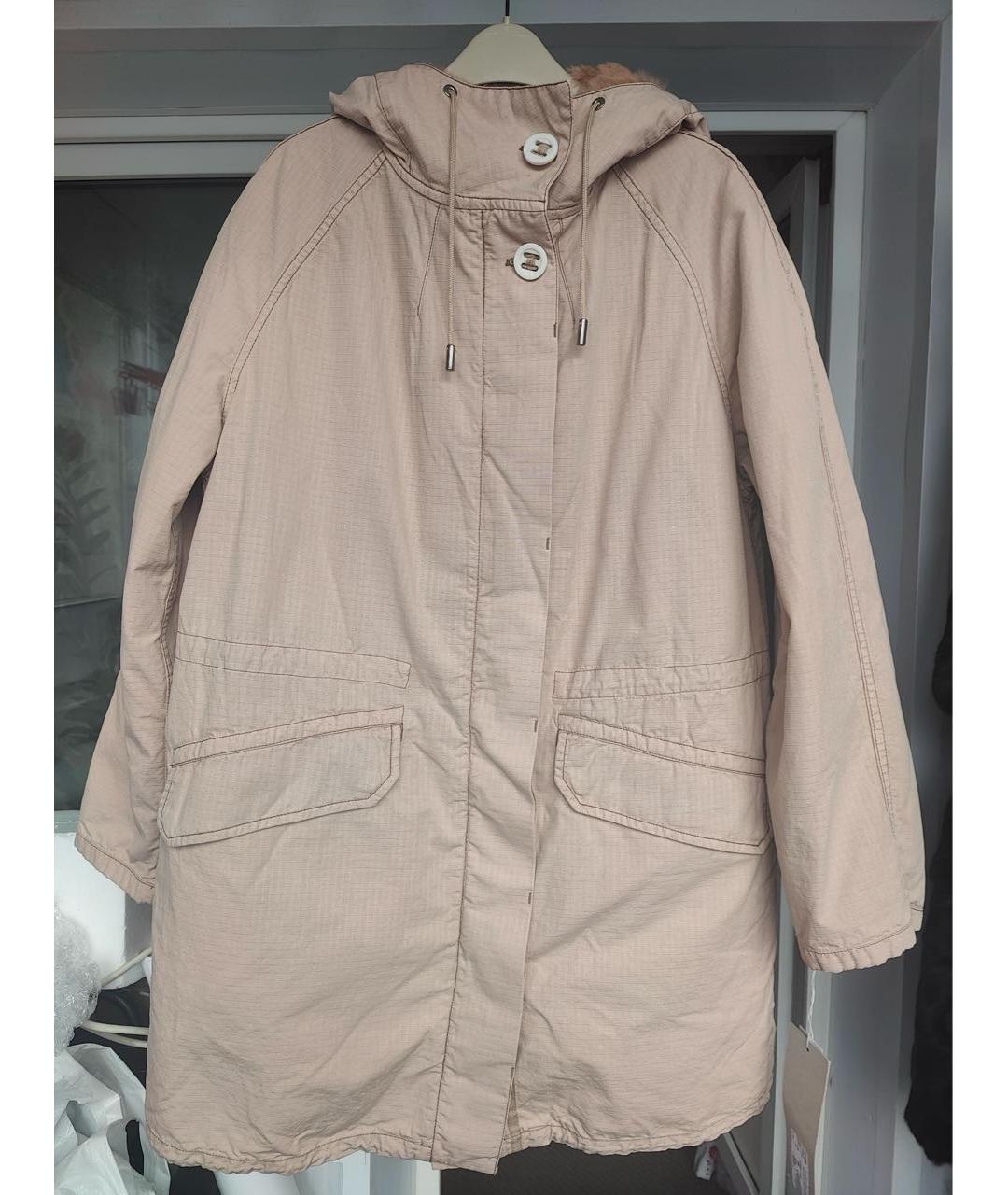 ARMY YVES SALOMON Розовая хлопковая парка, фото 9