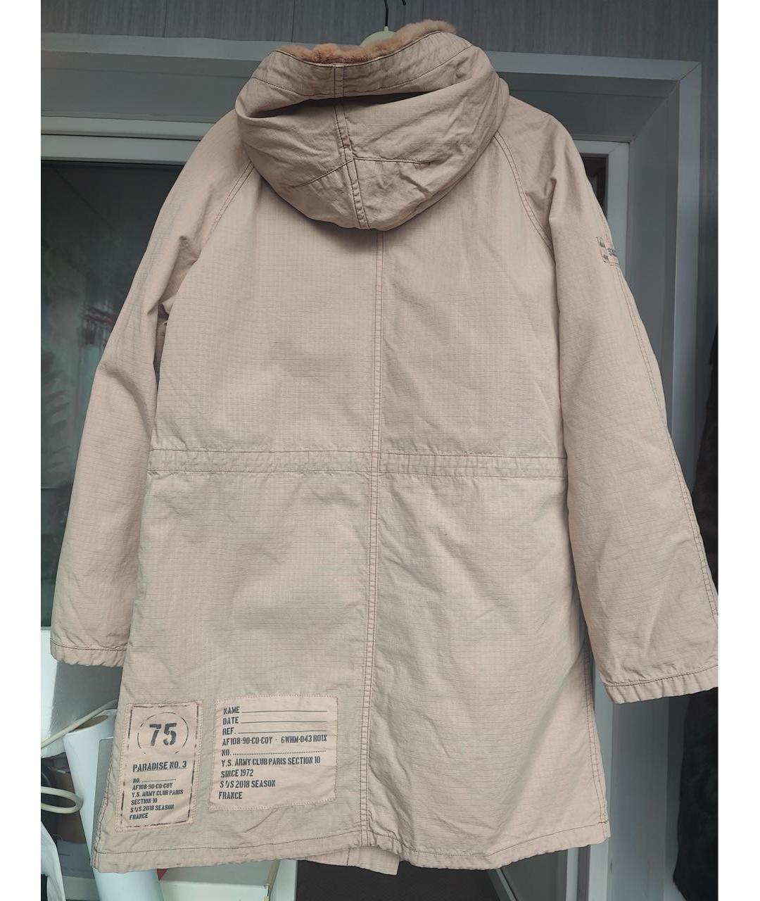 ARMY YVES SALOMON Розовая хлопковая парка, фото 2