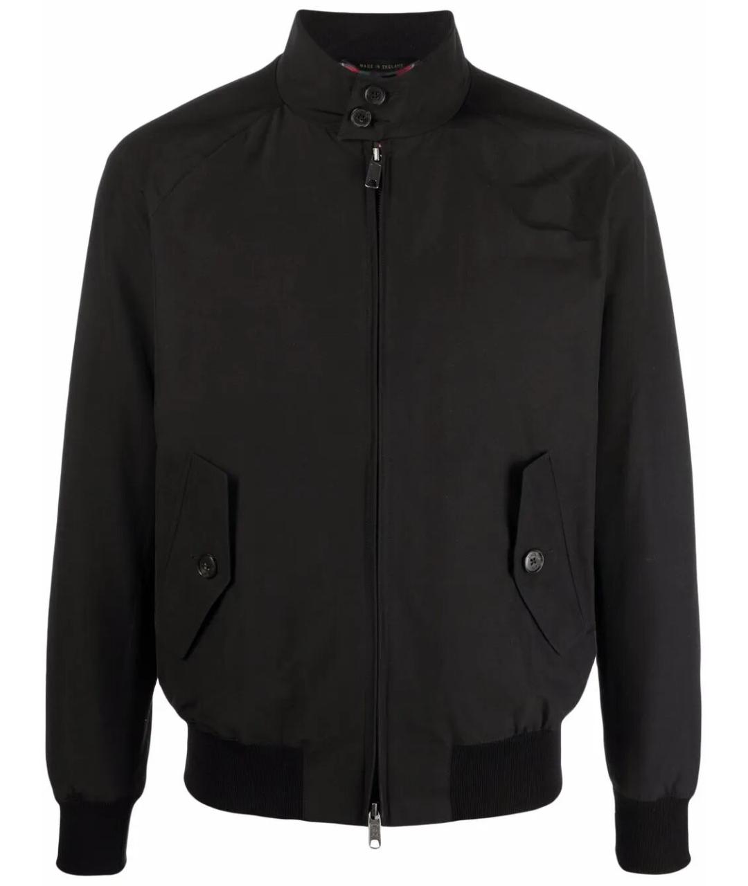 BARACUTA Черная хлопковая куртка, фото 1