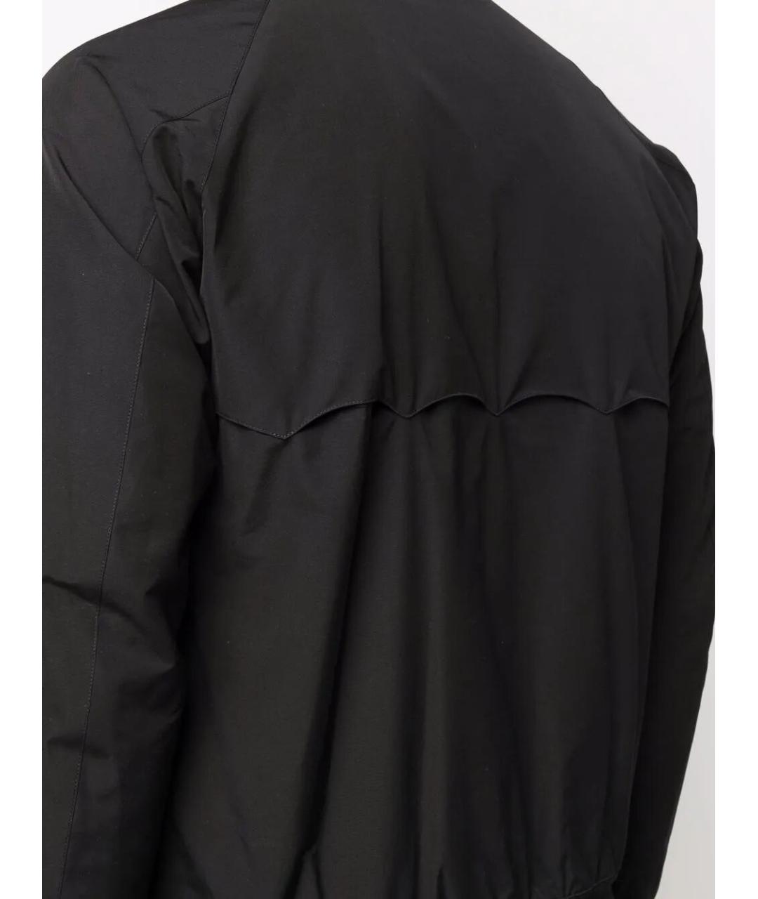 BARACUTA Черная хлопковая куртка, фото 3