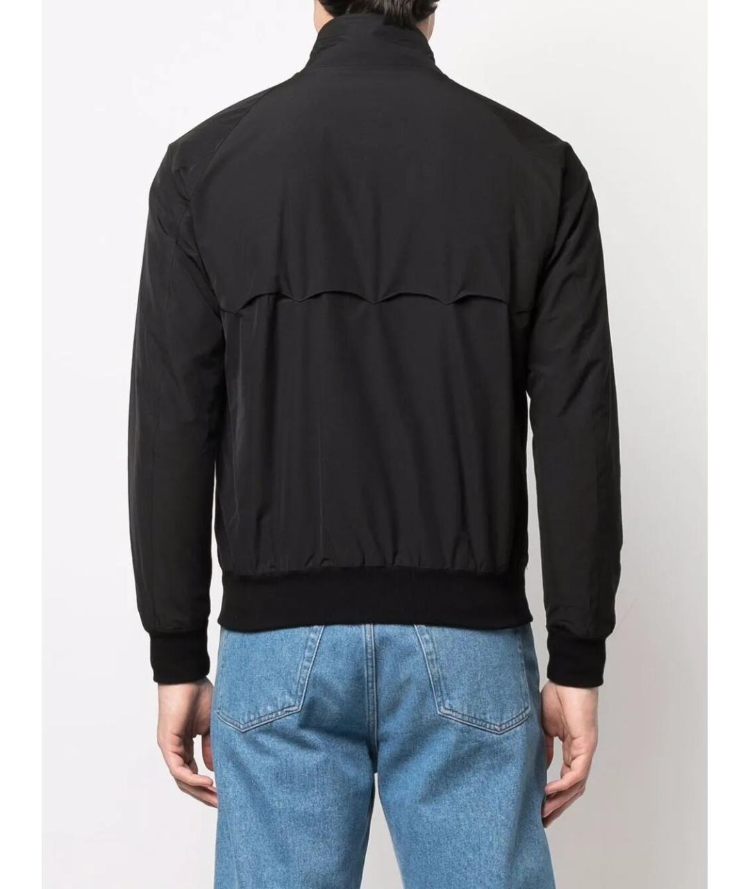 BARACUTA Черная хлопковая куртка, фото 5