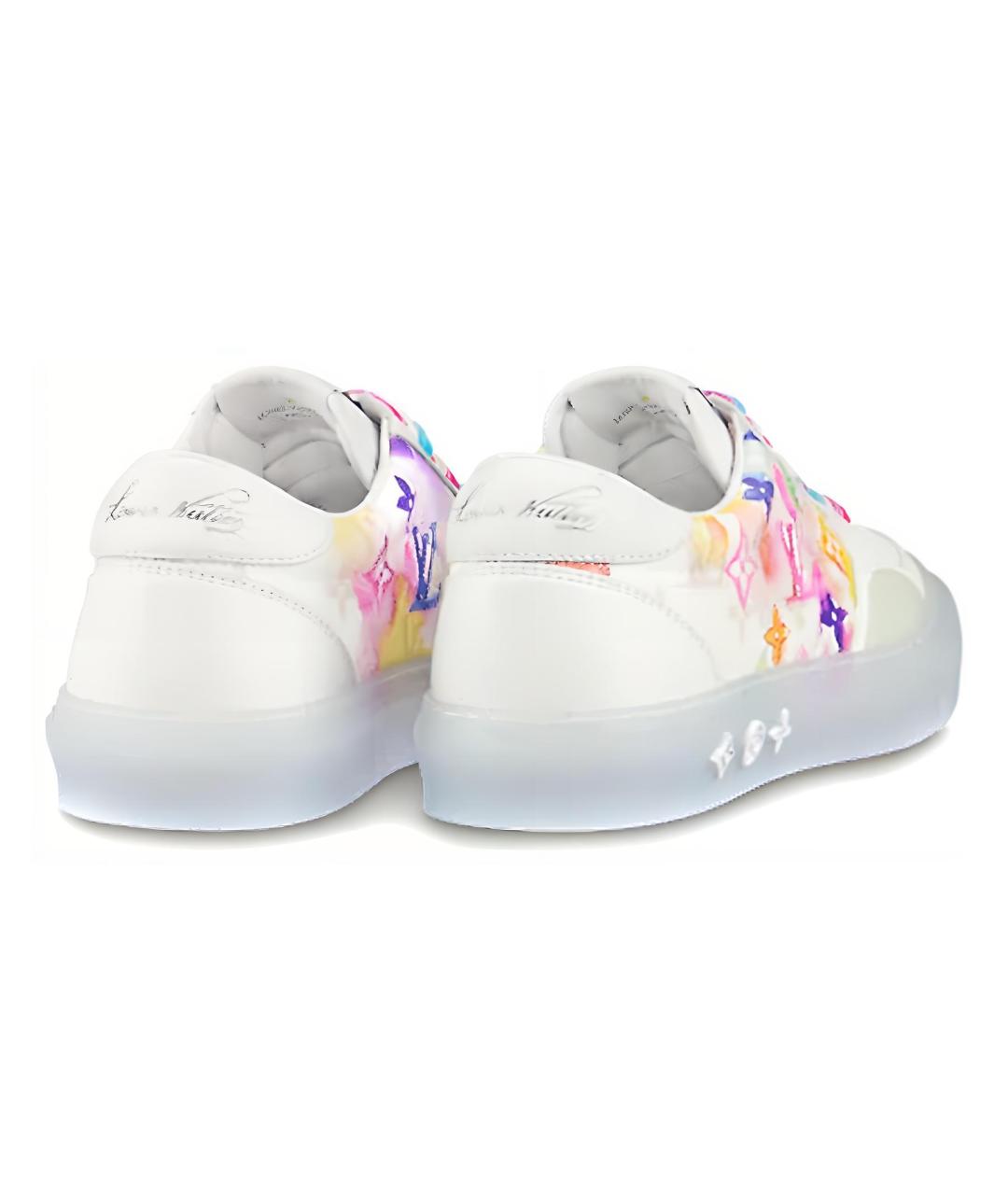 LOUIS VUITTON Мульти кожаные низкие кроссовки / кеды, фото 4