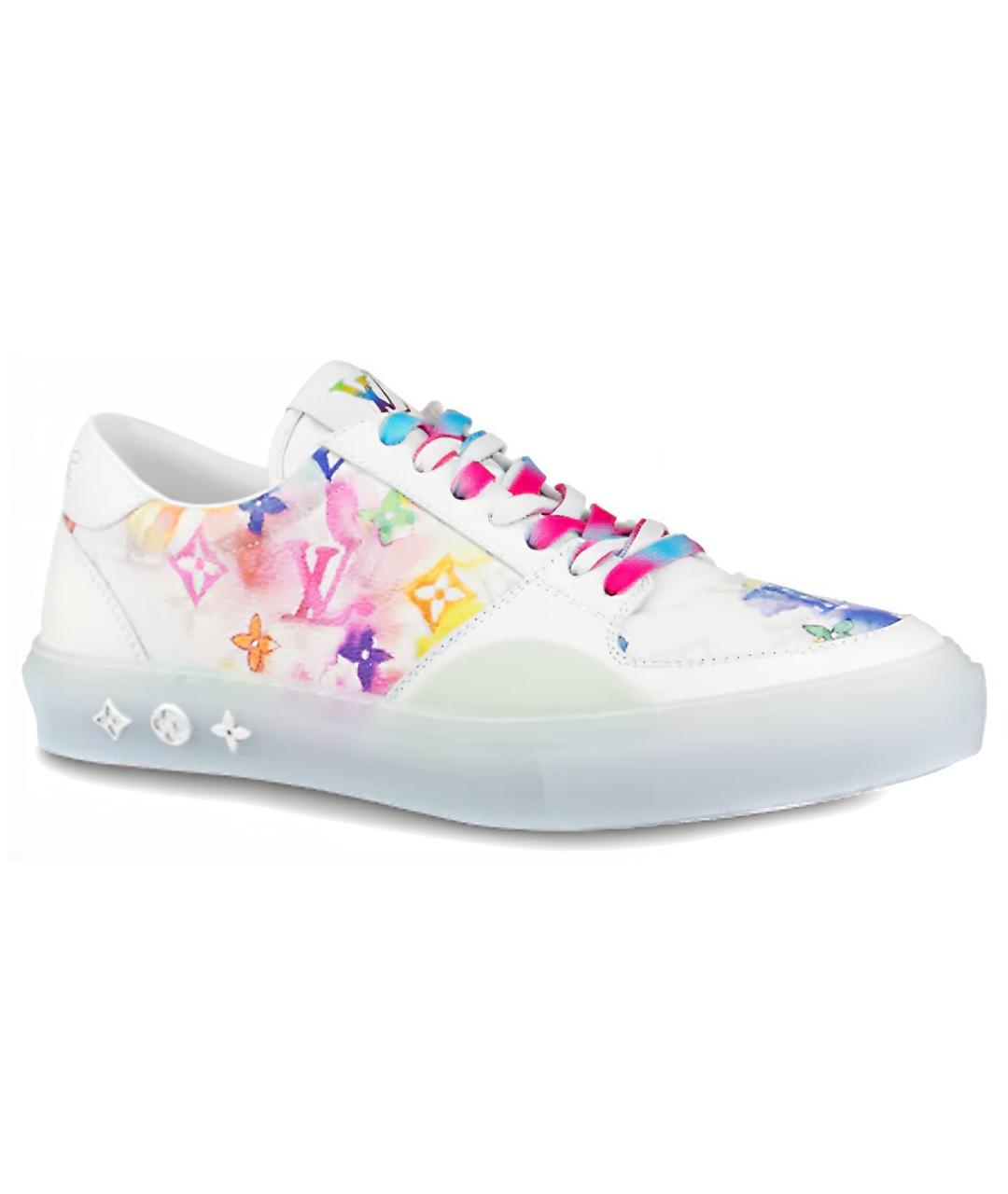 LOUIS VUITTON Мульти кожаные низкие кроссовки / кеды, фото 1