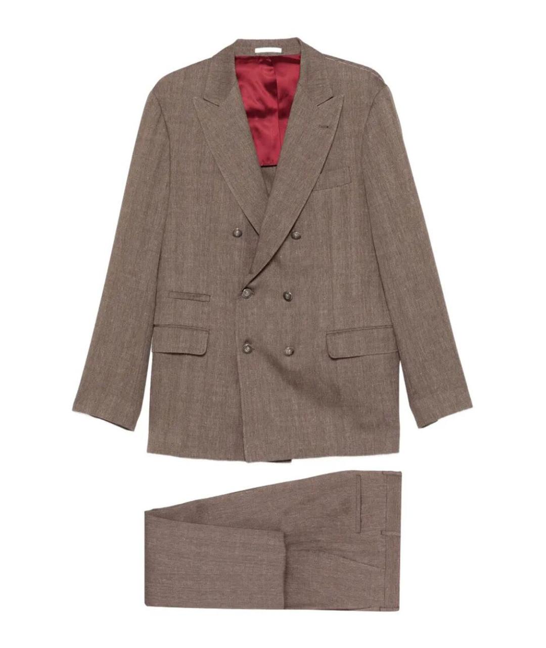 BRUNELLO CUCINELLI Мульти классический костюм, фото 1