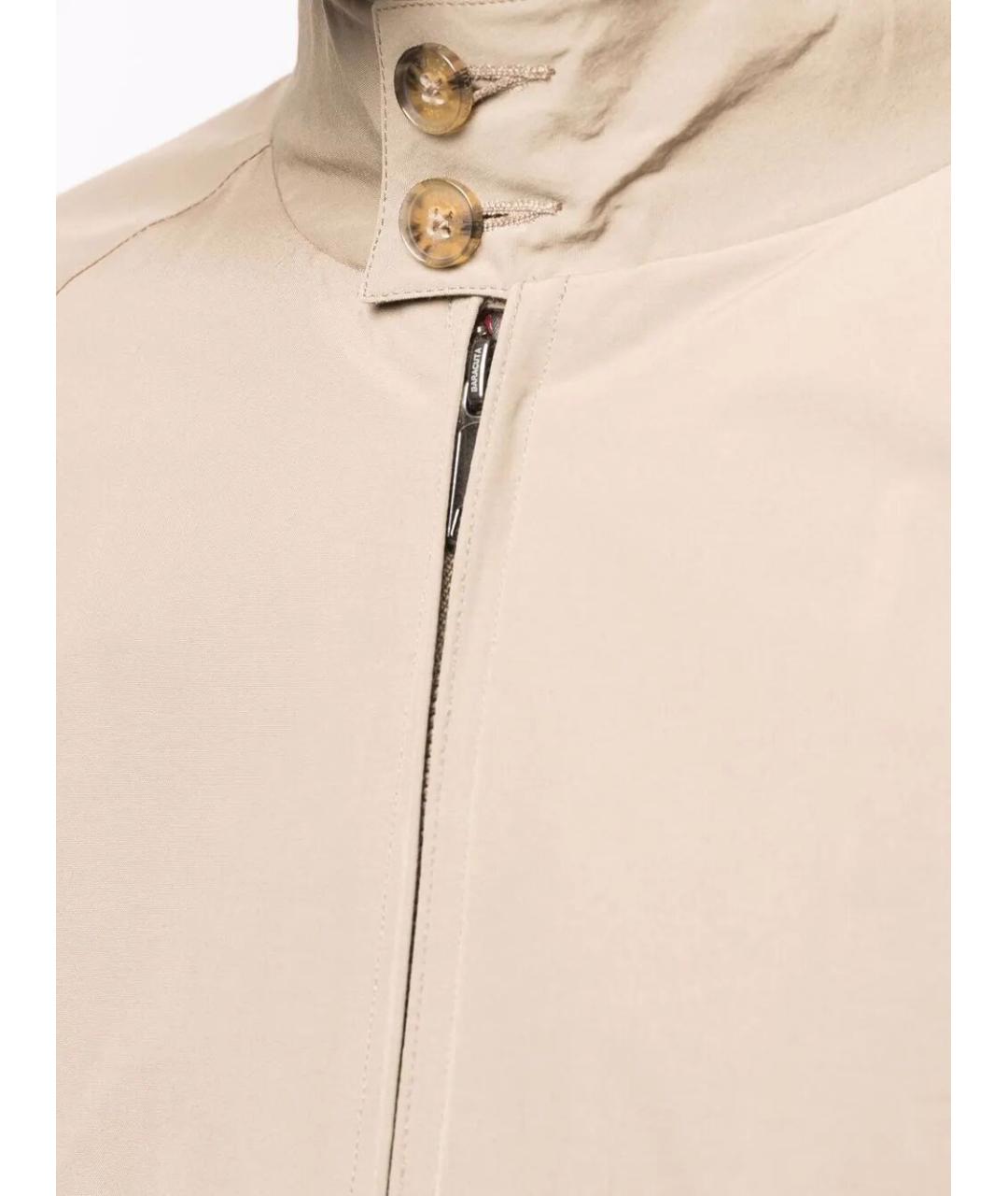 BARACUTA Бежевая полиэстеровая куртка, фото 5