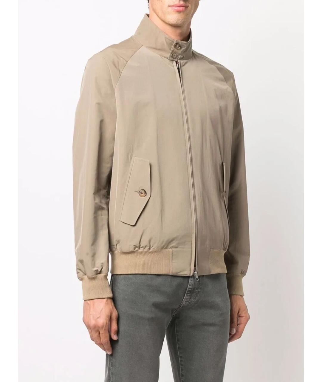BARACUTA Бежевая полиэстеровая куртка, фото 4