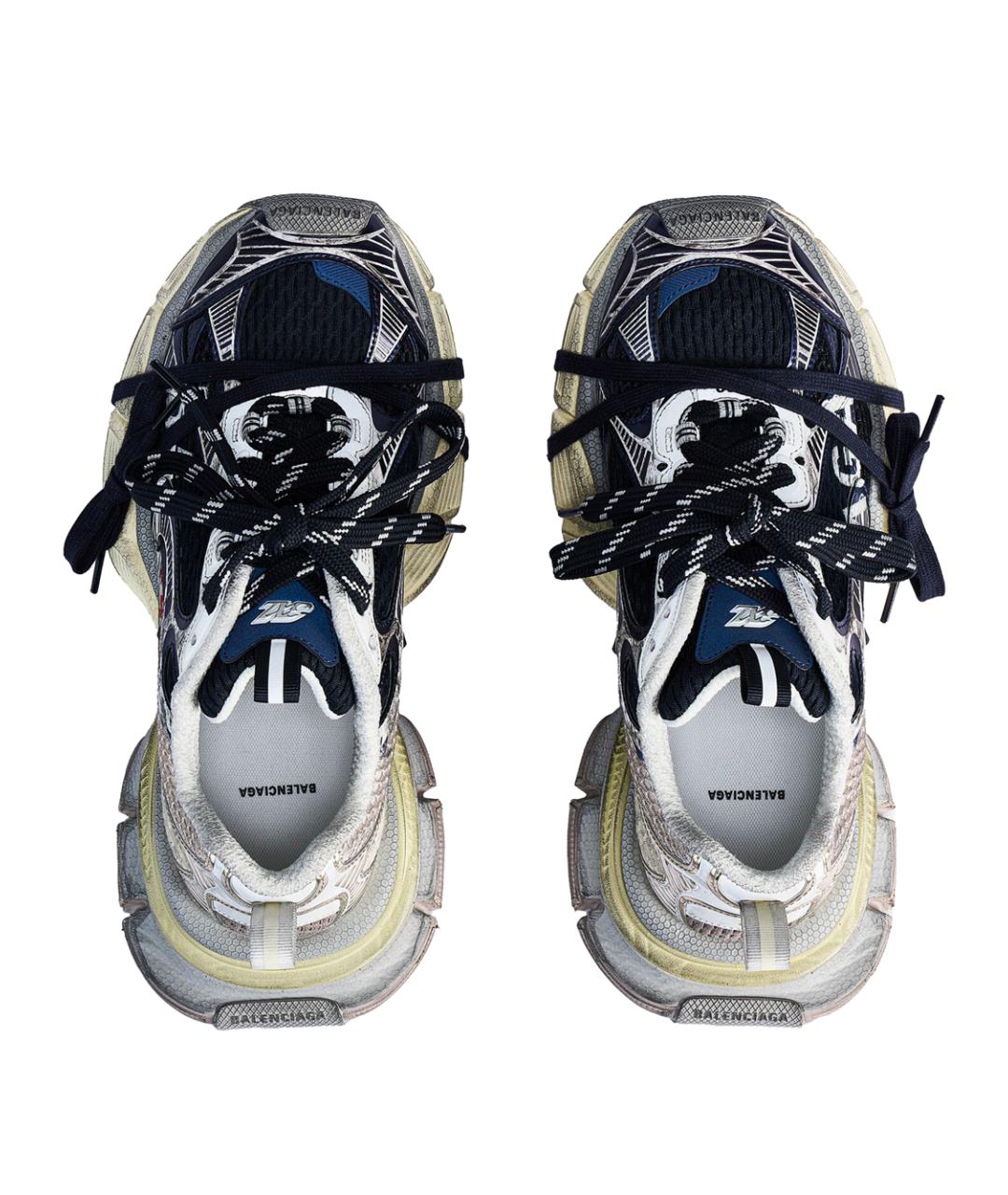BALENCIAGA Мульти синтетические низкие кроссовки / кеды, фото 3