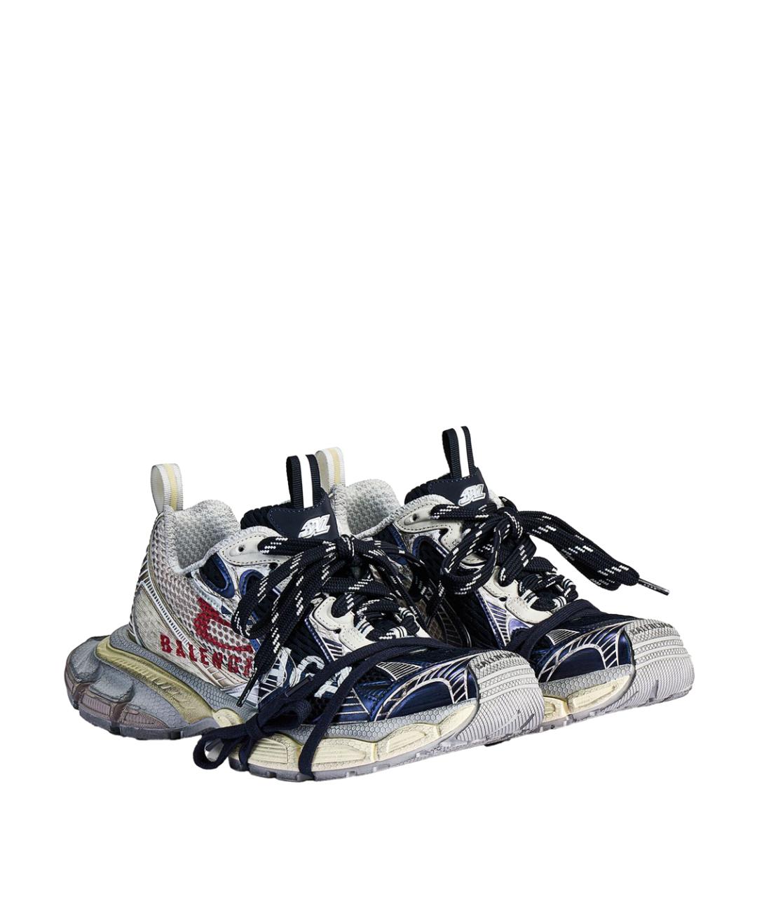 BALENCIAGA Мульти синтетические низкие кроссовки / кеды, фото 2