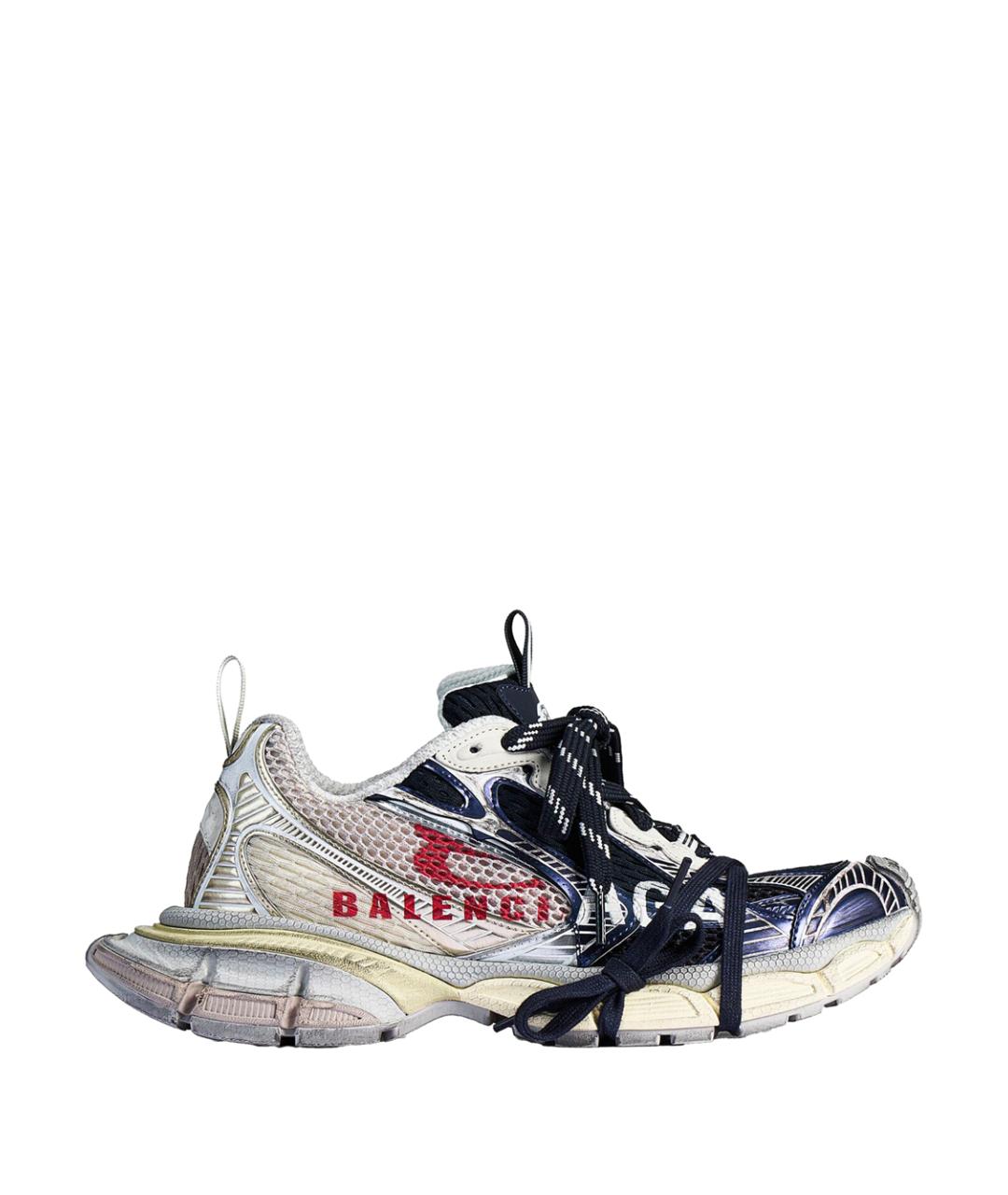 BALENCIAGA Мульти синтетические низкие кроссовки / кеды, фото 1