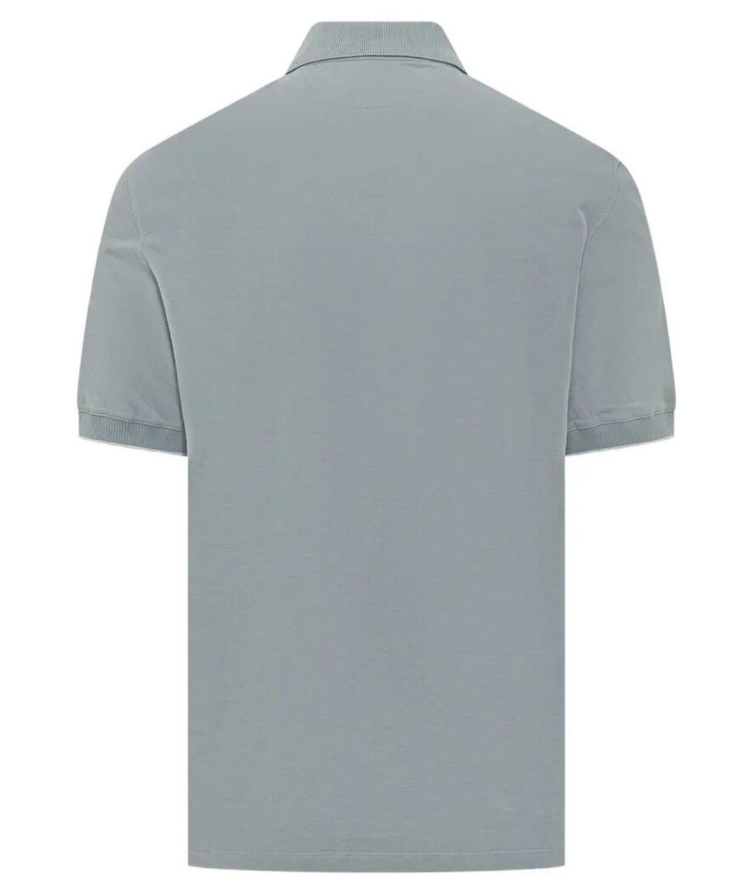 BRUNELLO CUCINELLI Хлопковое поло с коротким рукавом, фото 2