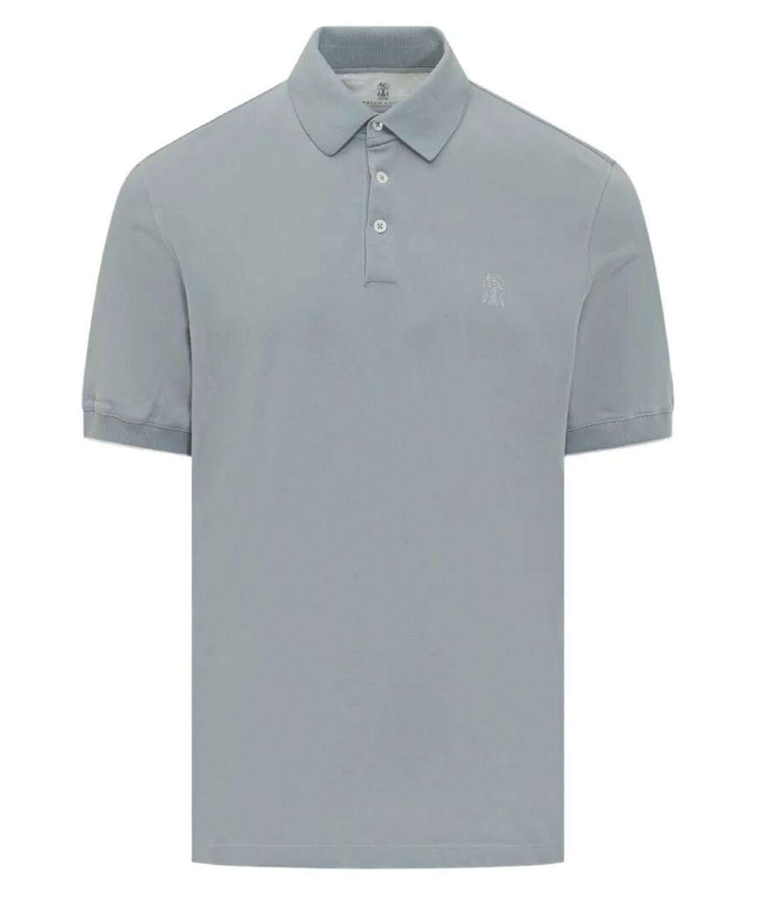 BRUNELLO CUCINELLI Хлопковое поло с коротким рукавом, фото 1