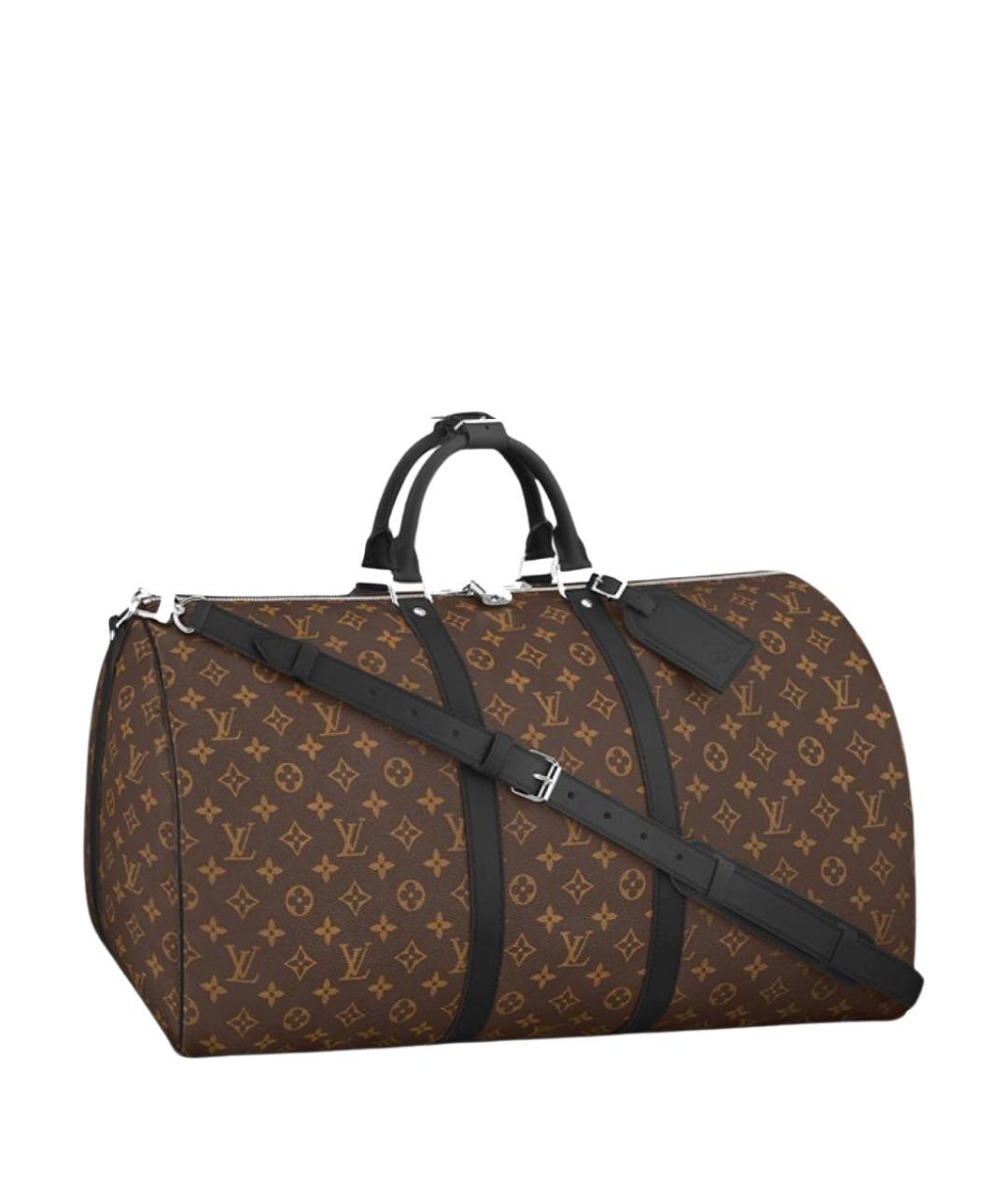 LOUIS VUITTON Коричневая дорожная/спортивная сумка, фото 1