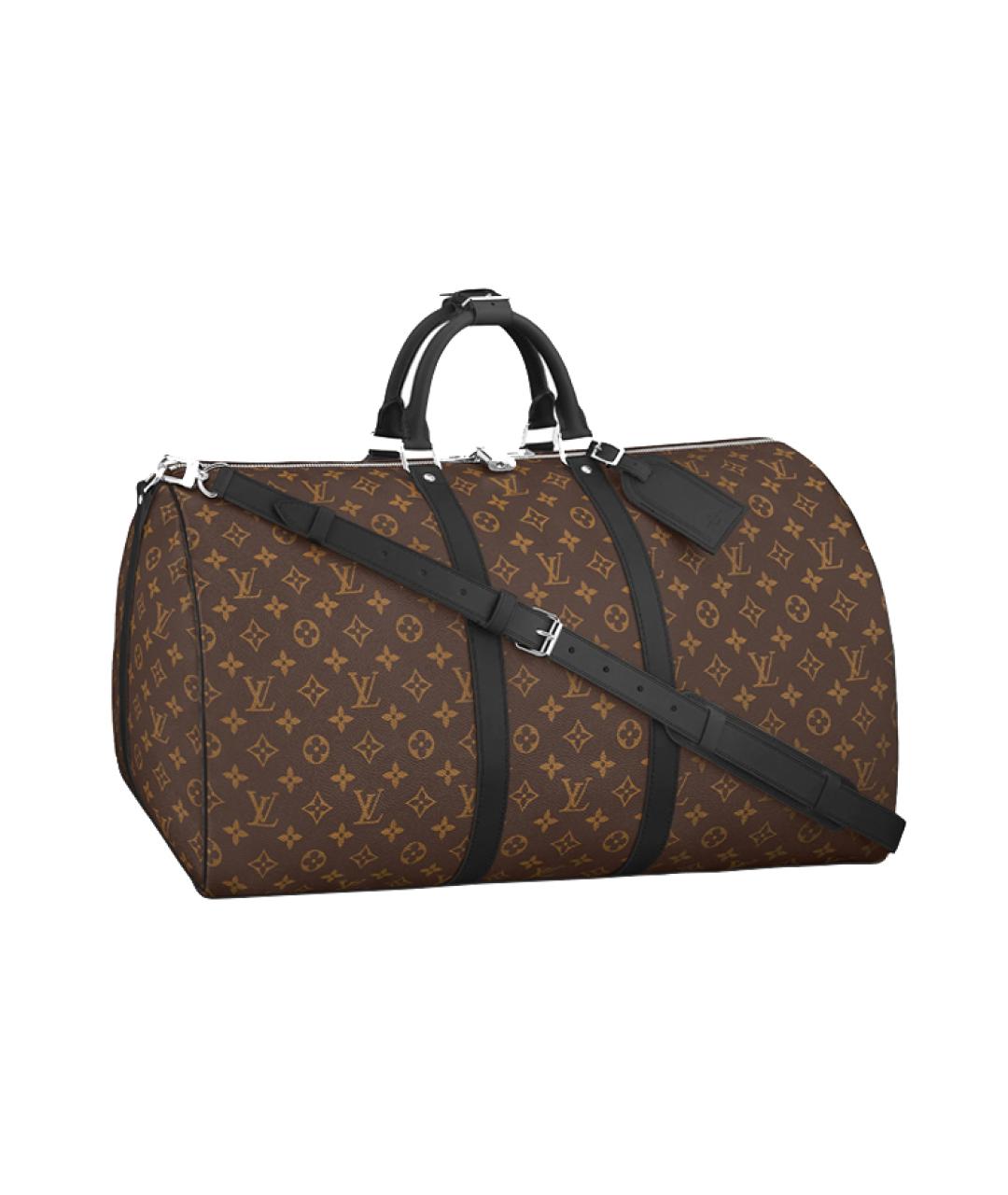 LOUIS VUITTON Коричневая дорожная/спортивная сумка, фото 6