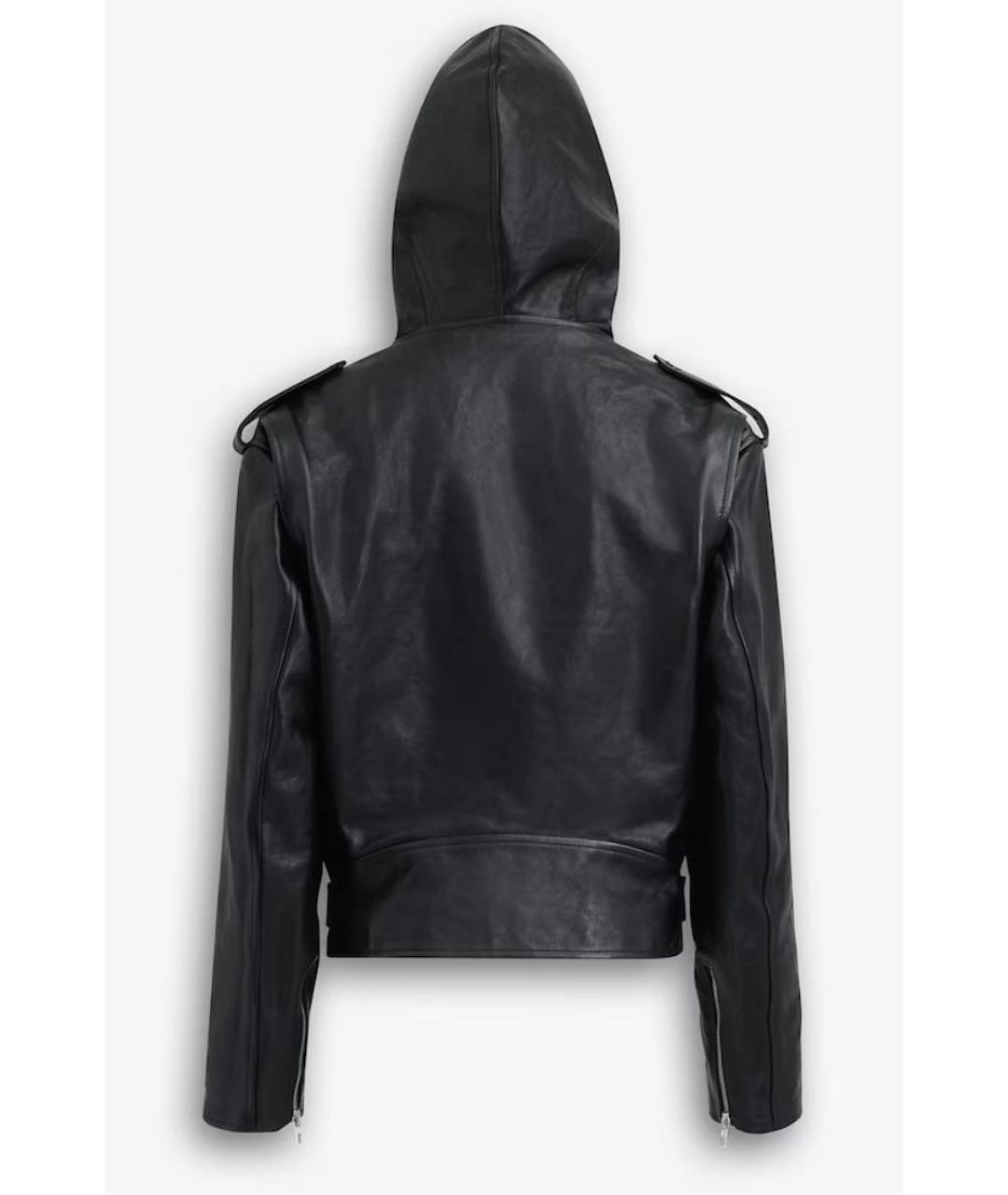 ALAIA Черная кожаная куртка, фото 2