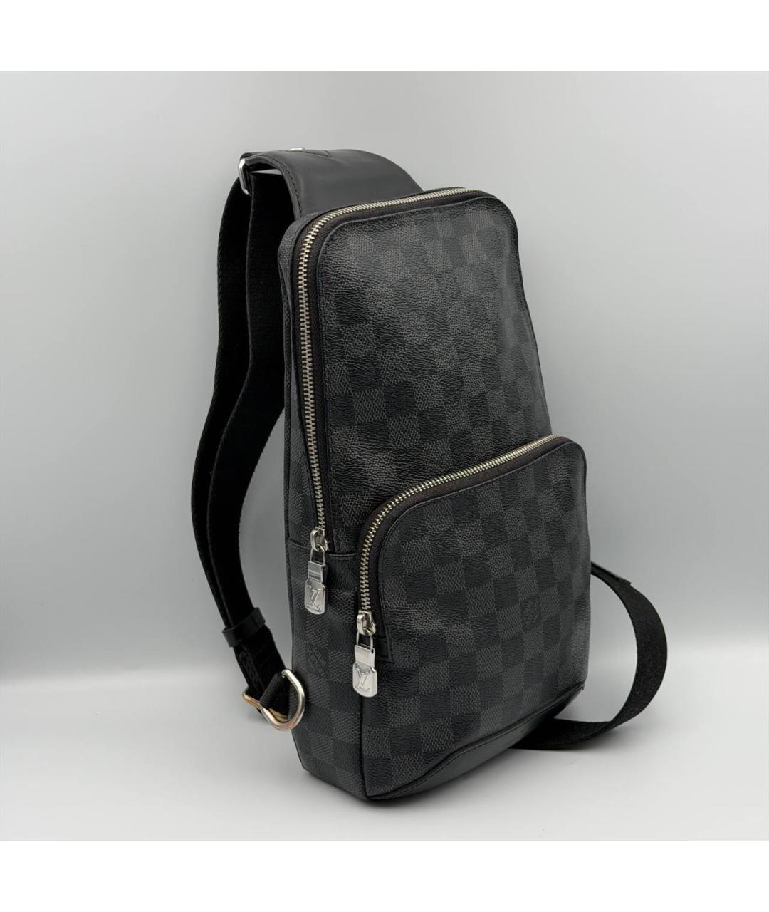 LOUIS VUITTON Черная сумка на плечо, фото 2