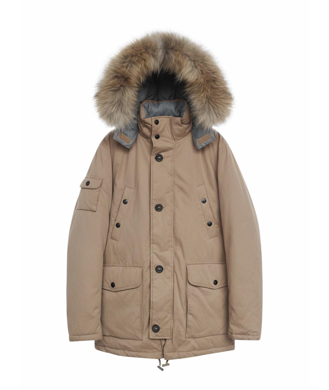 A.P.C. Бежевая хлопковая парка, фото 1
