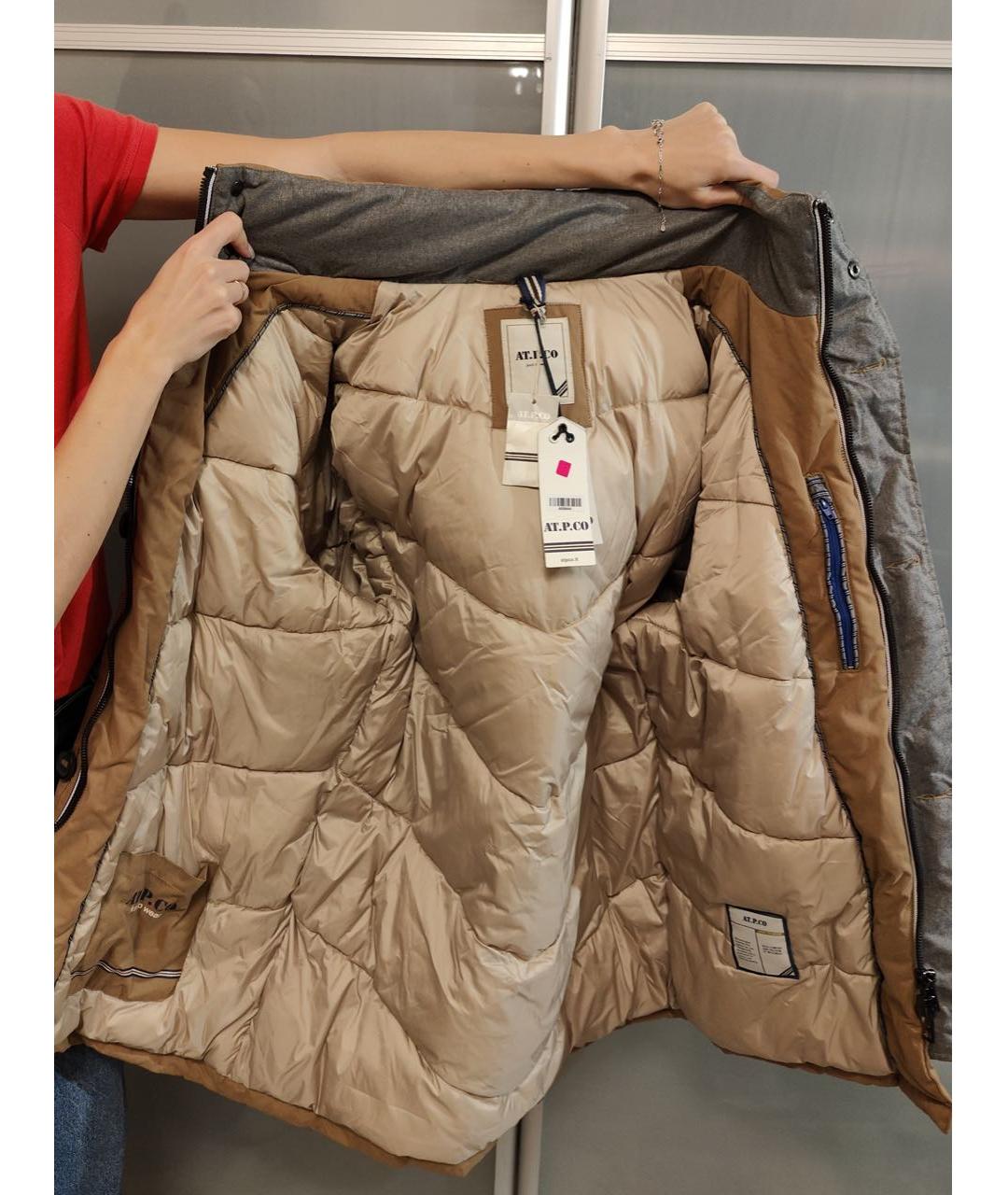 A.P.C. Бежевая хлопковая парка, фото 4