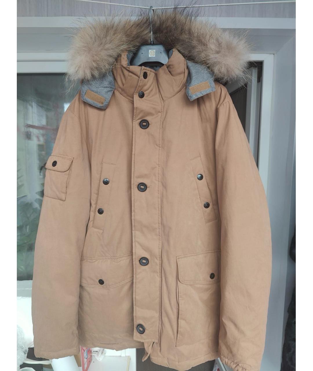 A.P.C. Бежевая хлопковая парка, фото 9