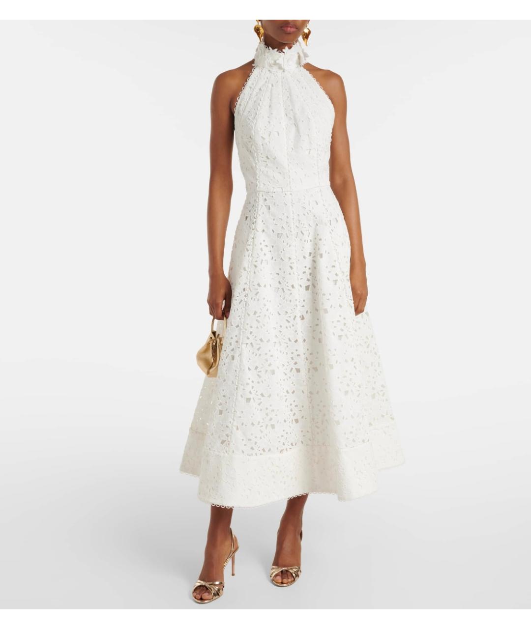 REBECCA VALLANCE Белое полиэстеровое коктейльное платье, фото 2