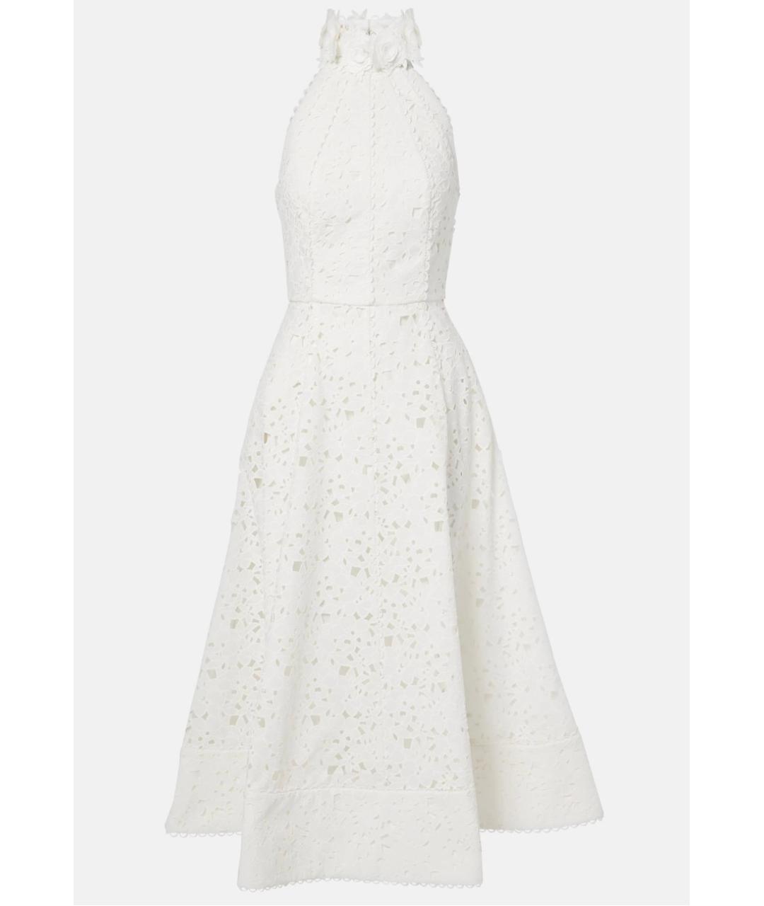 REBECCA VALLANCE Белое полиэстеровое коктейльное платье, фото 5